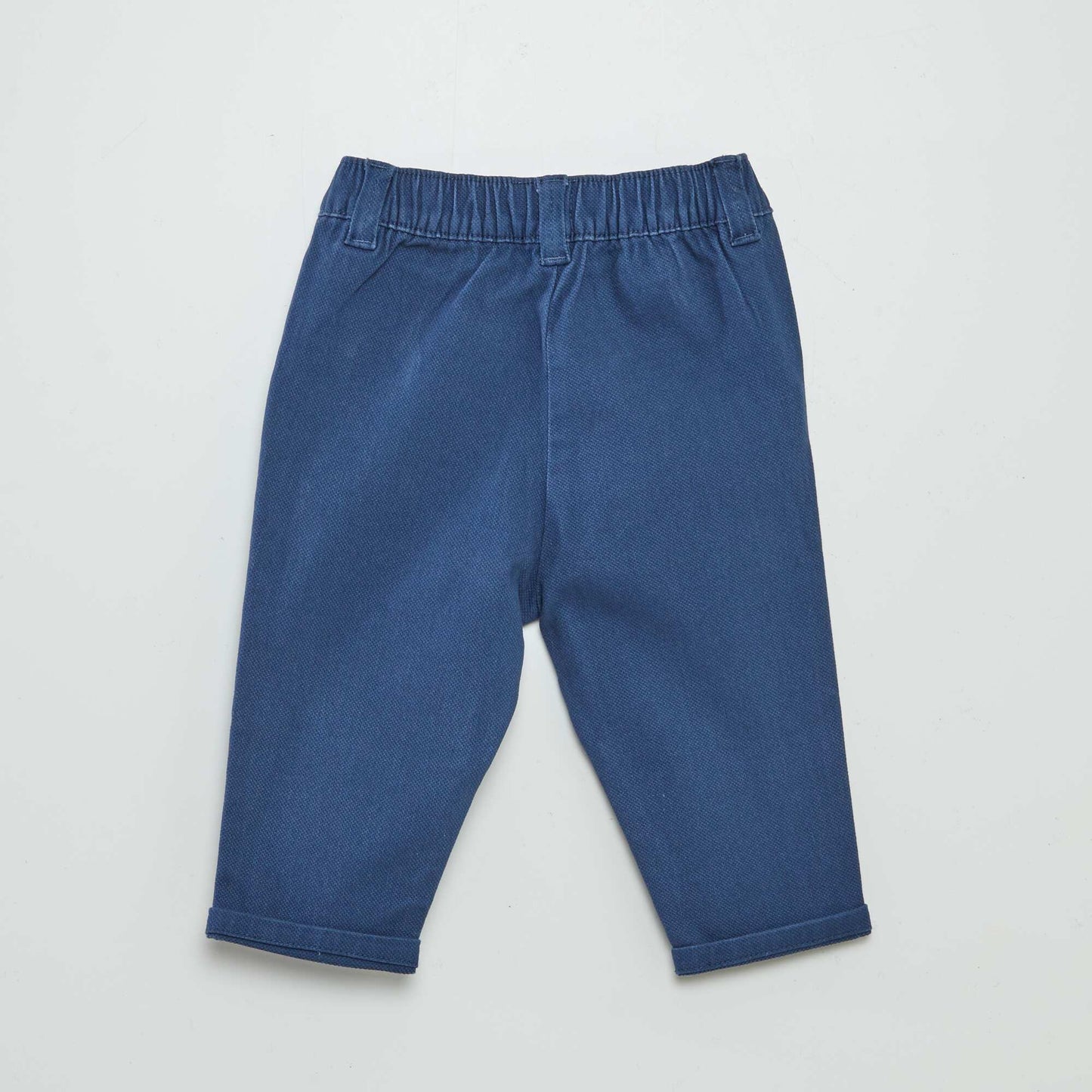 Pantalon en dobby BLEU