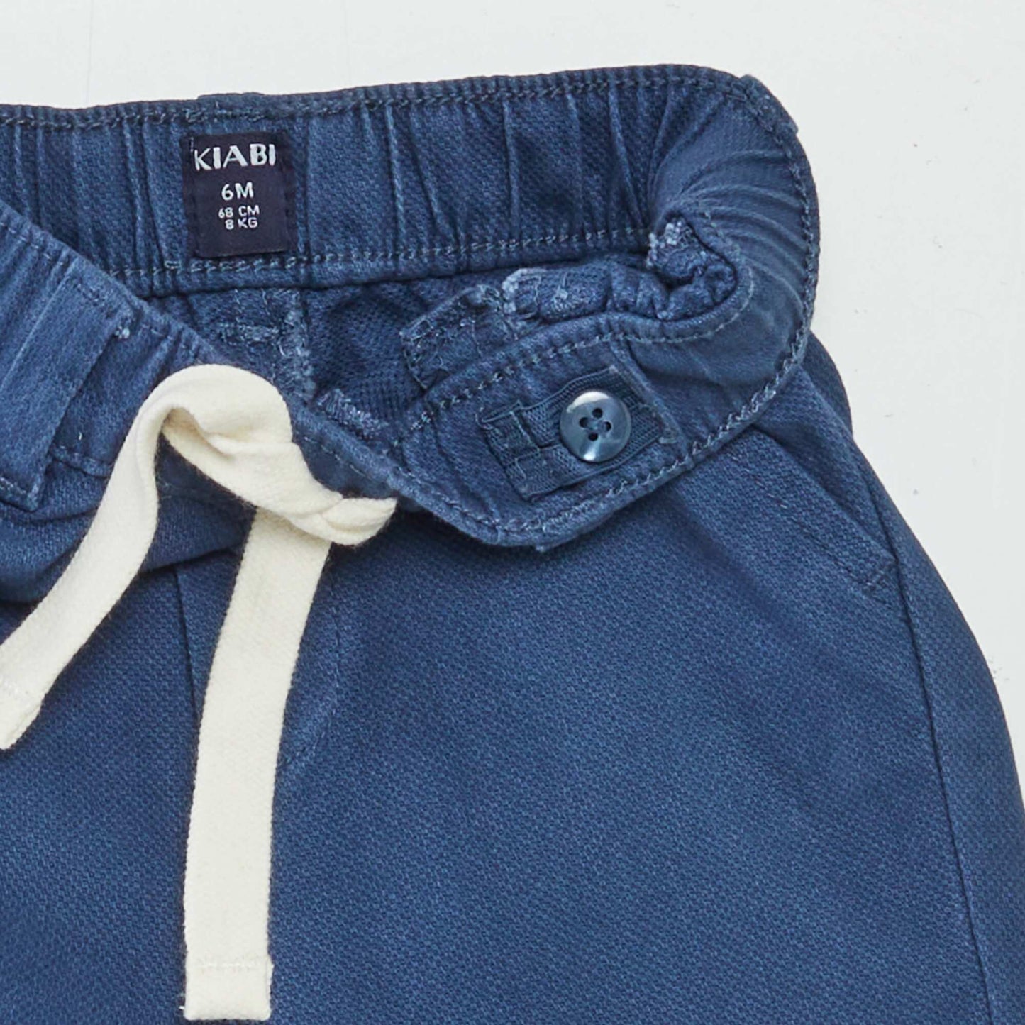 Pantalon en dobby BLEU