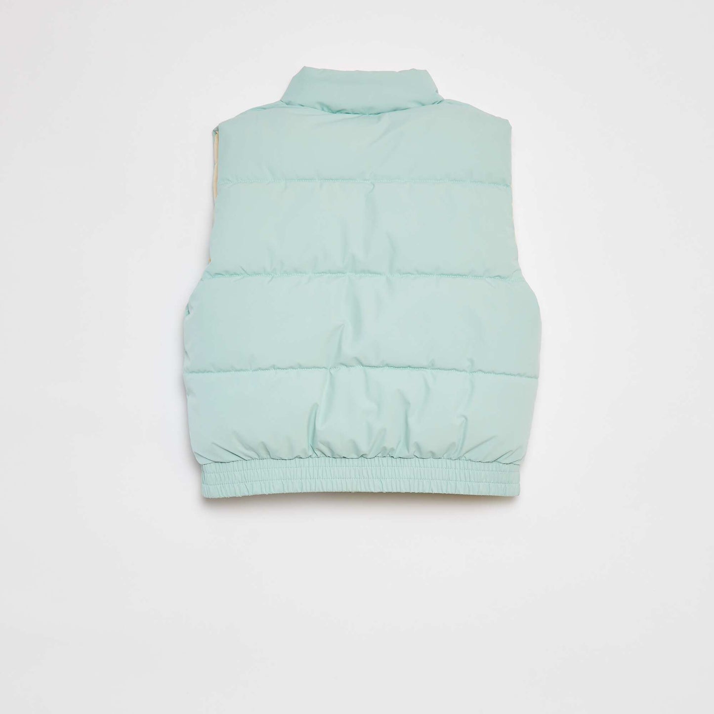 Doudoune puffy sans manches réversible VERT