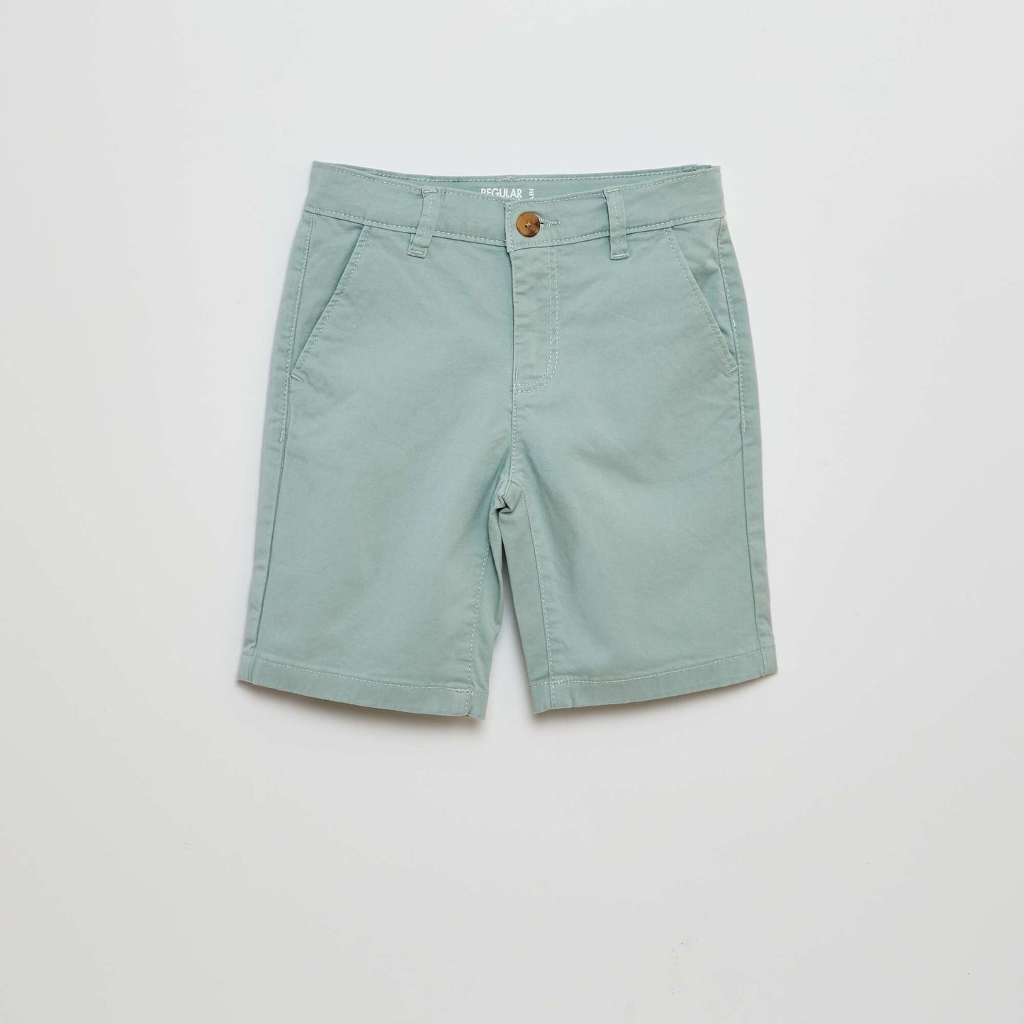 Bermuda en twill VERT
