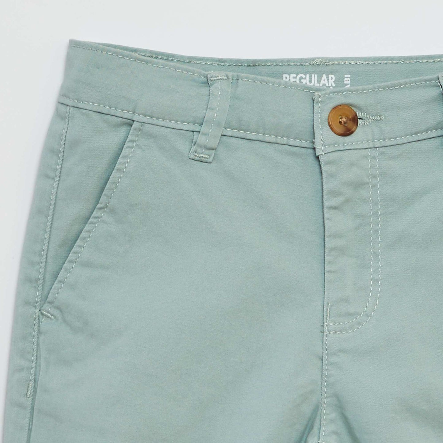 Bermuda en twill VERT