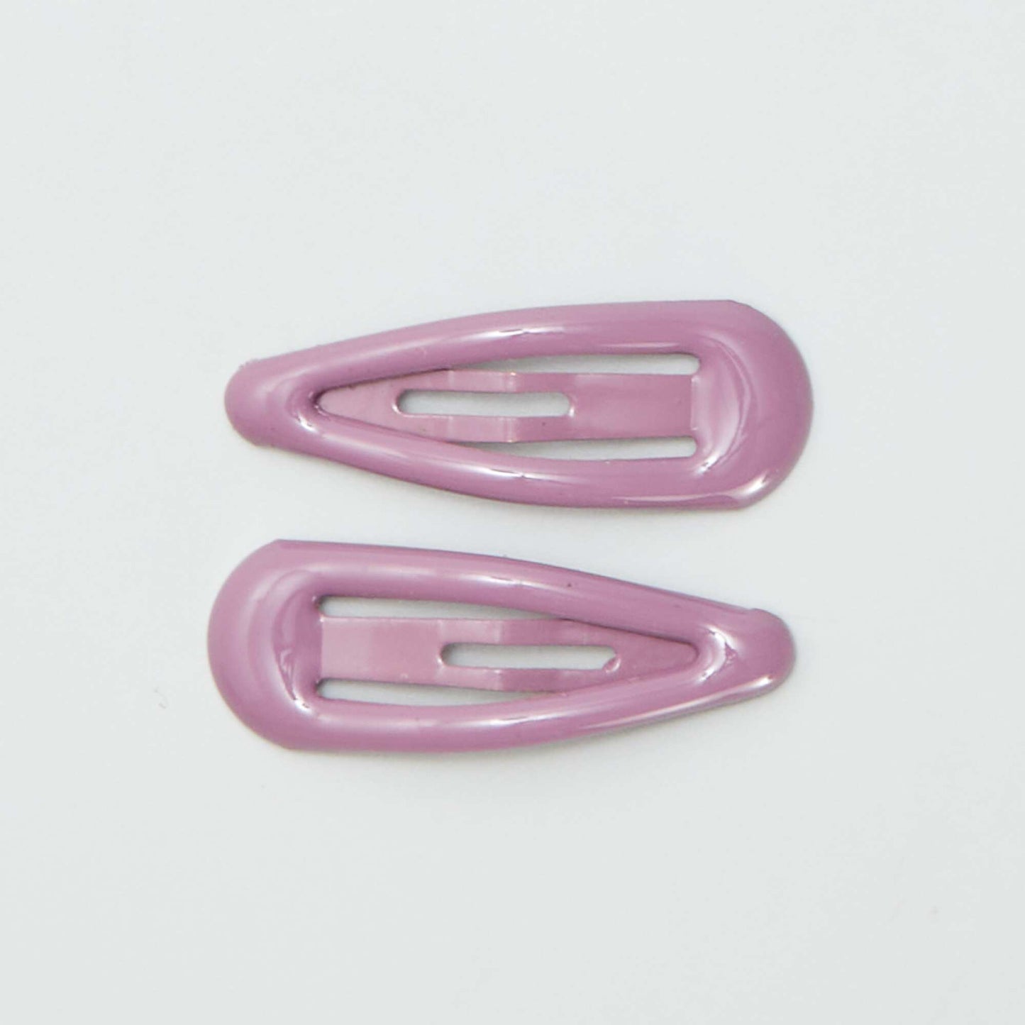 Lot de 8 mini pinces clic clac Rose