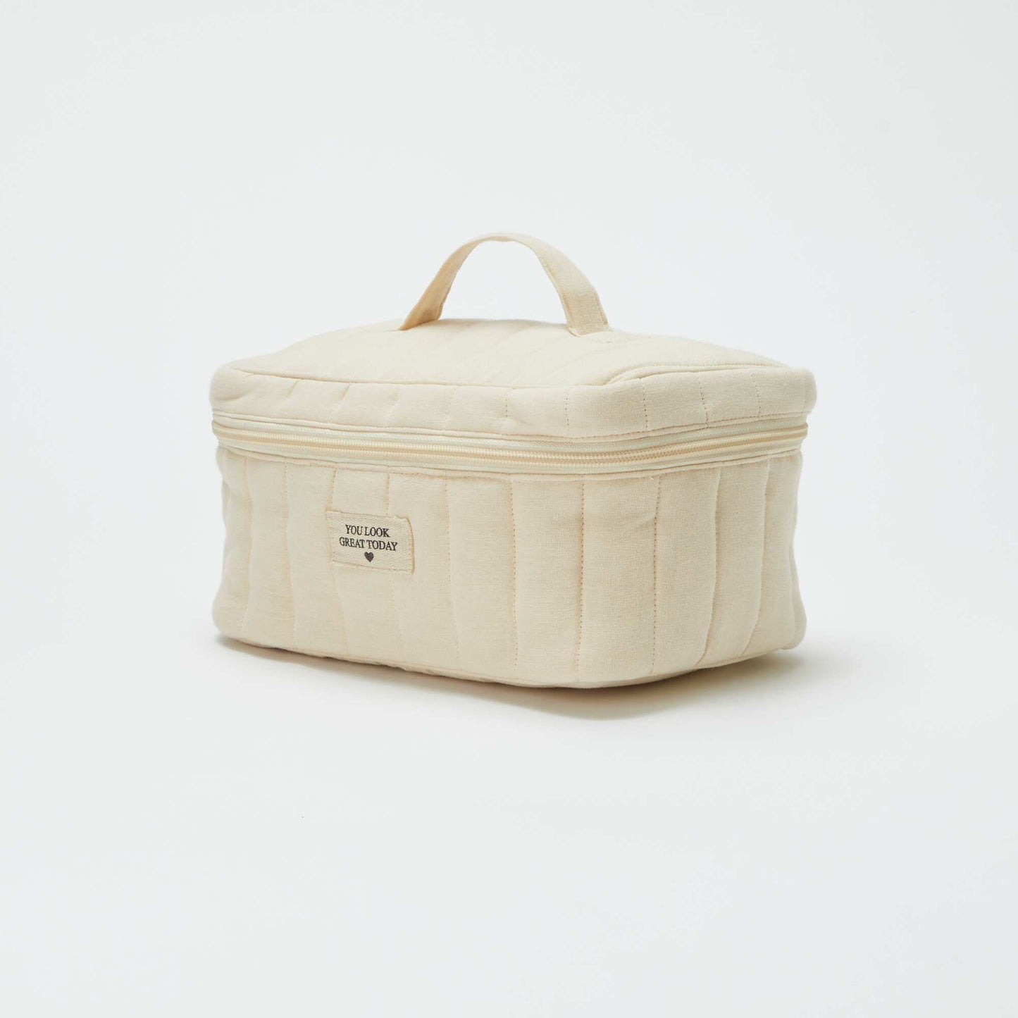Vanity en gaze de coton Beige