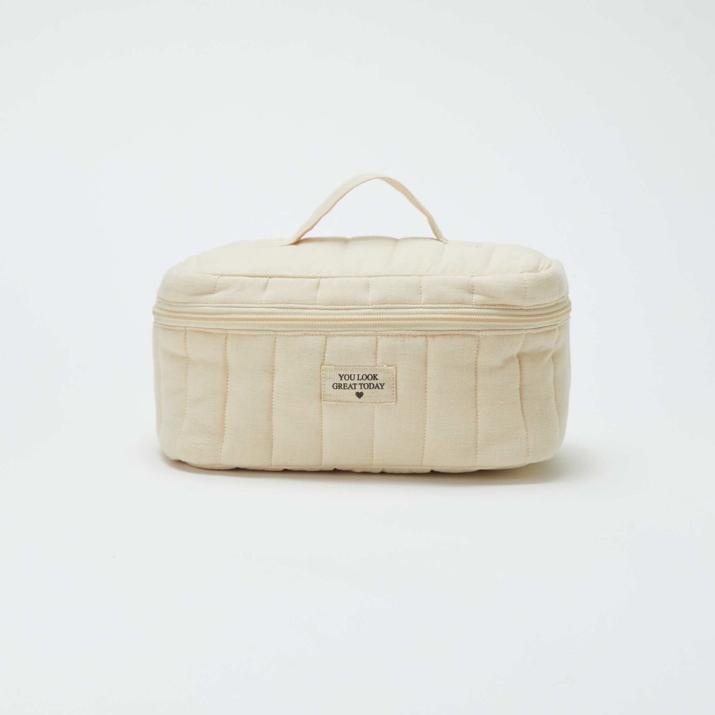 Vanity en gaze de coton Beige