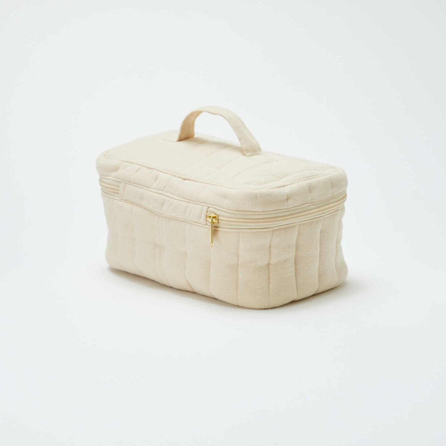 Vanity en gaze de coton Beige