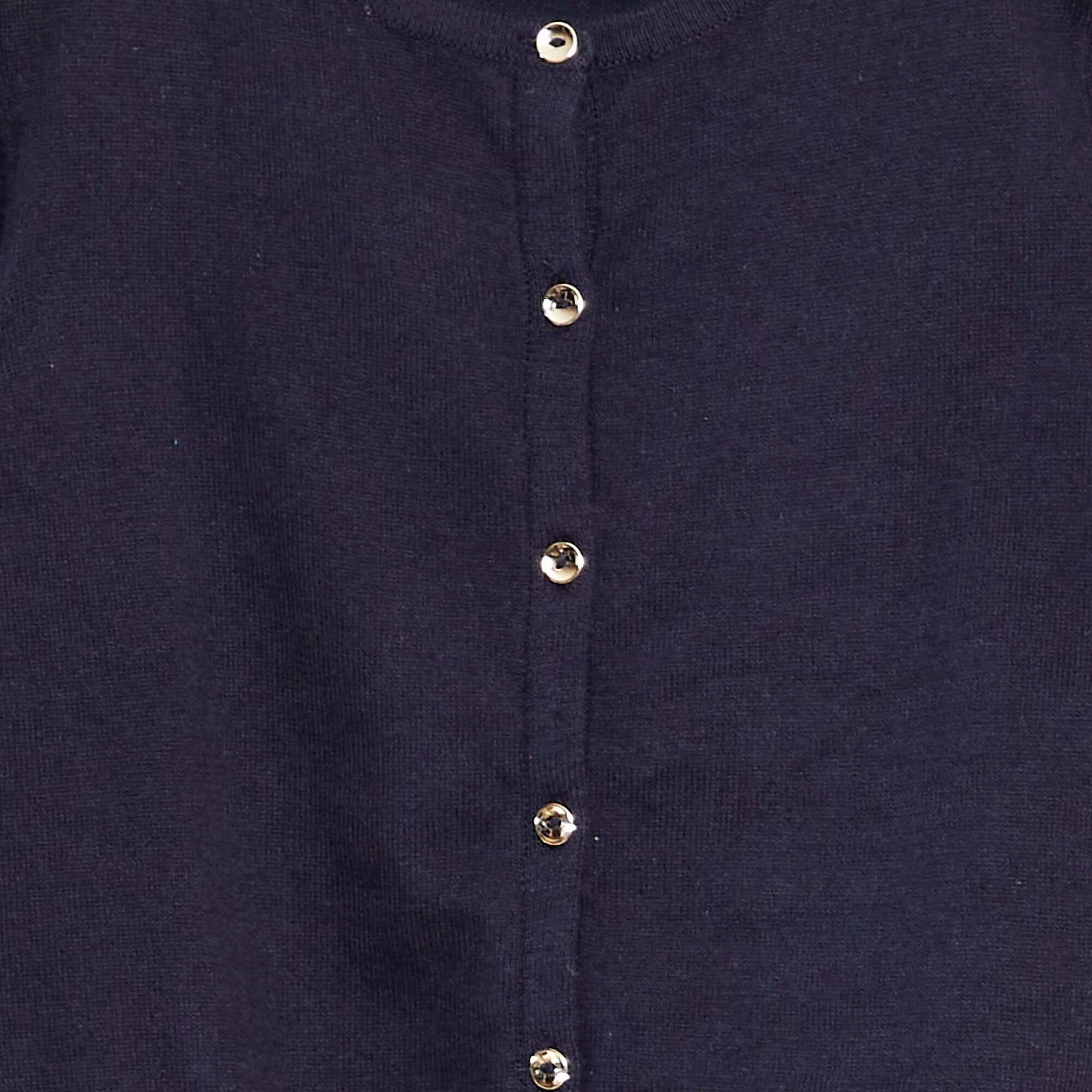 Gilet en maille unie BLEU