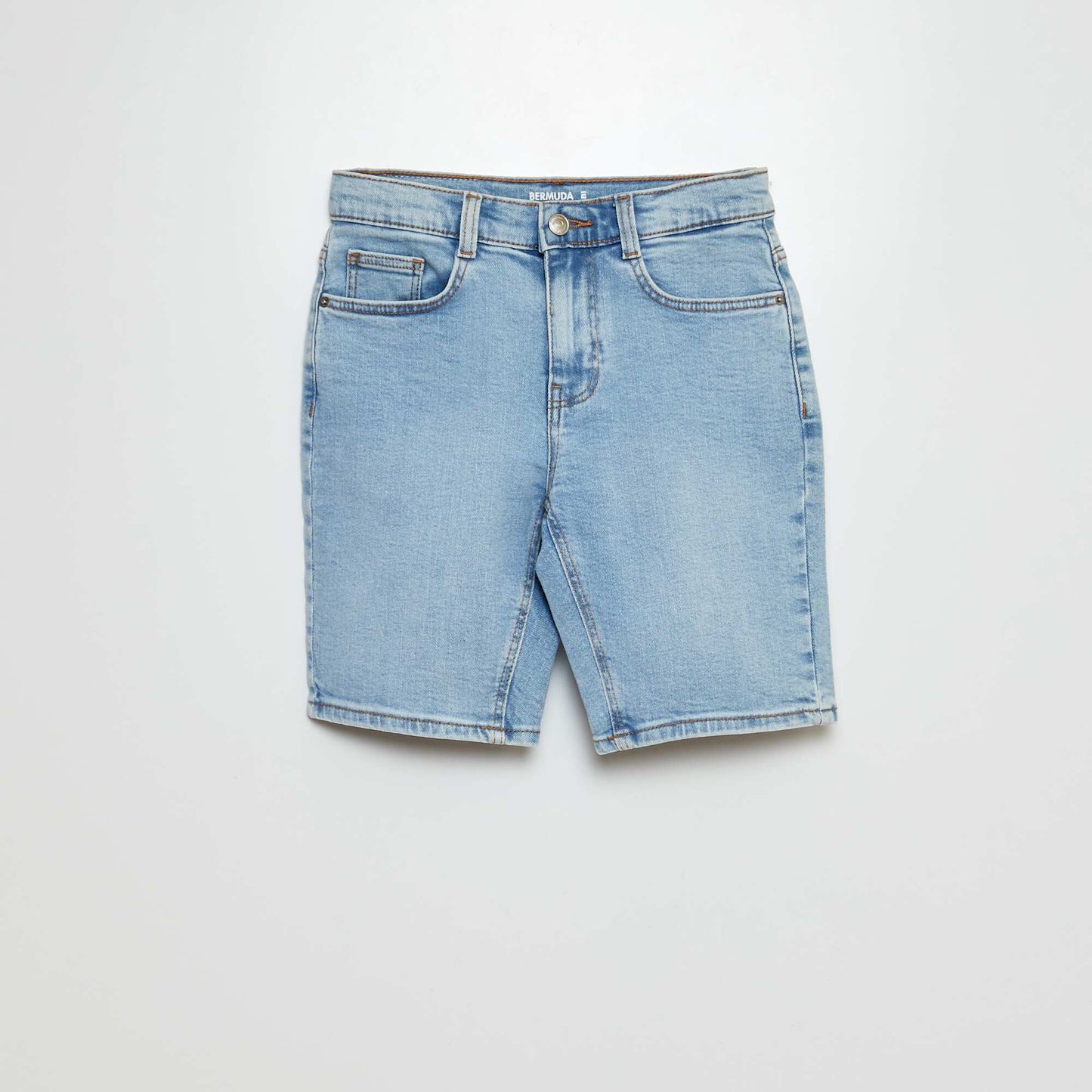 Bermuda en jean Bleu