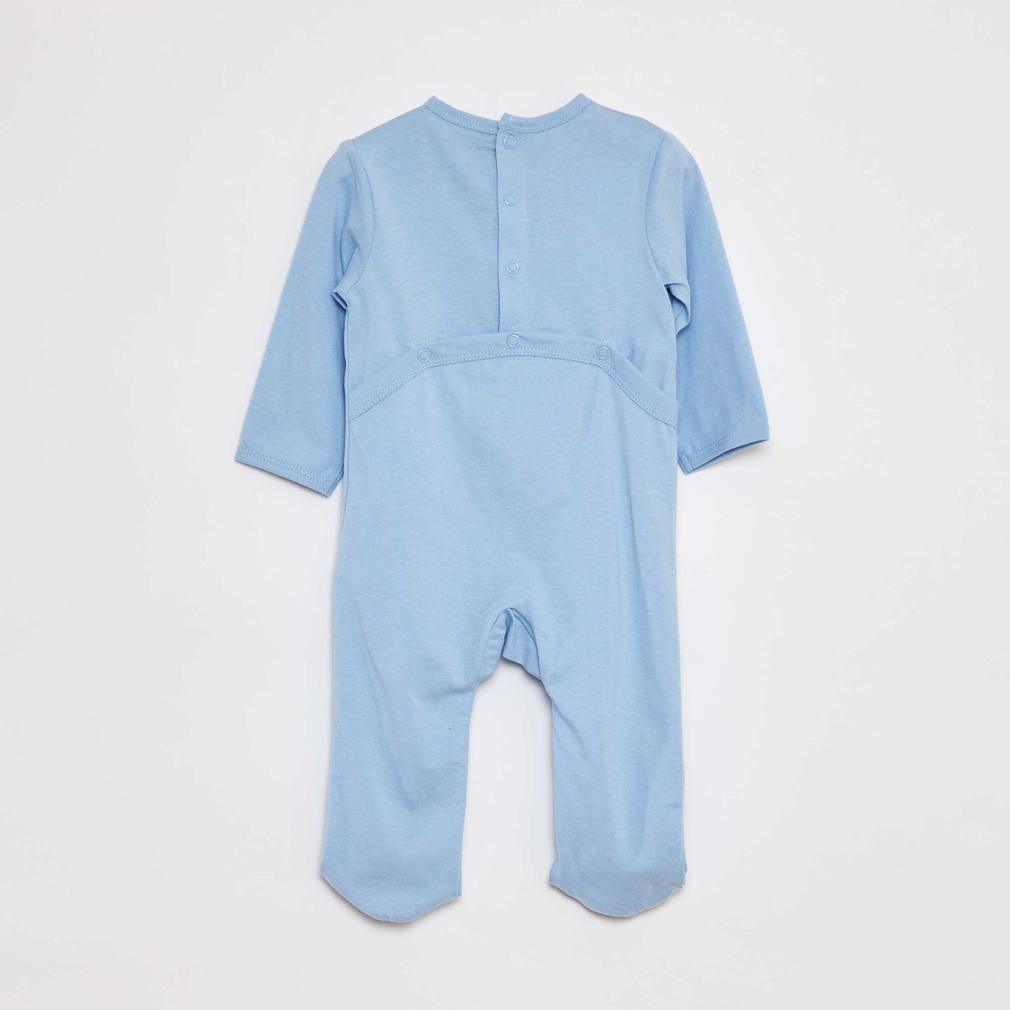 Pyjama dors bien léger avec pieds BLEU