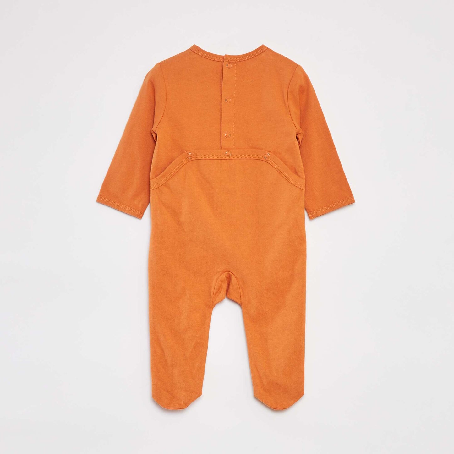 Pyjama dors bien avec pieds à motifs ORANGE