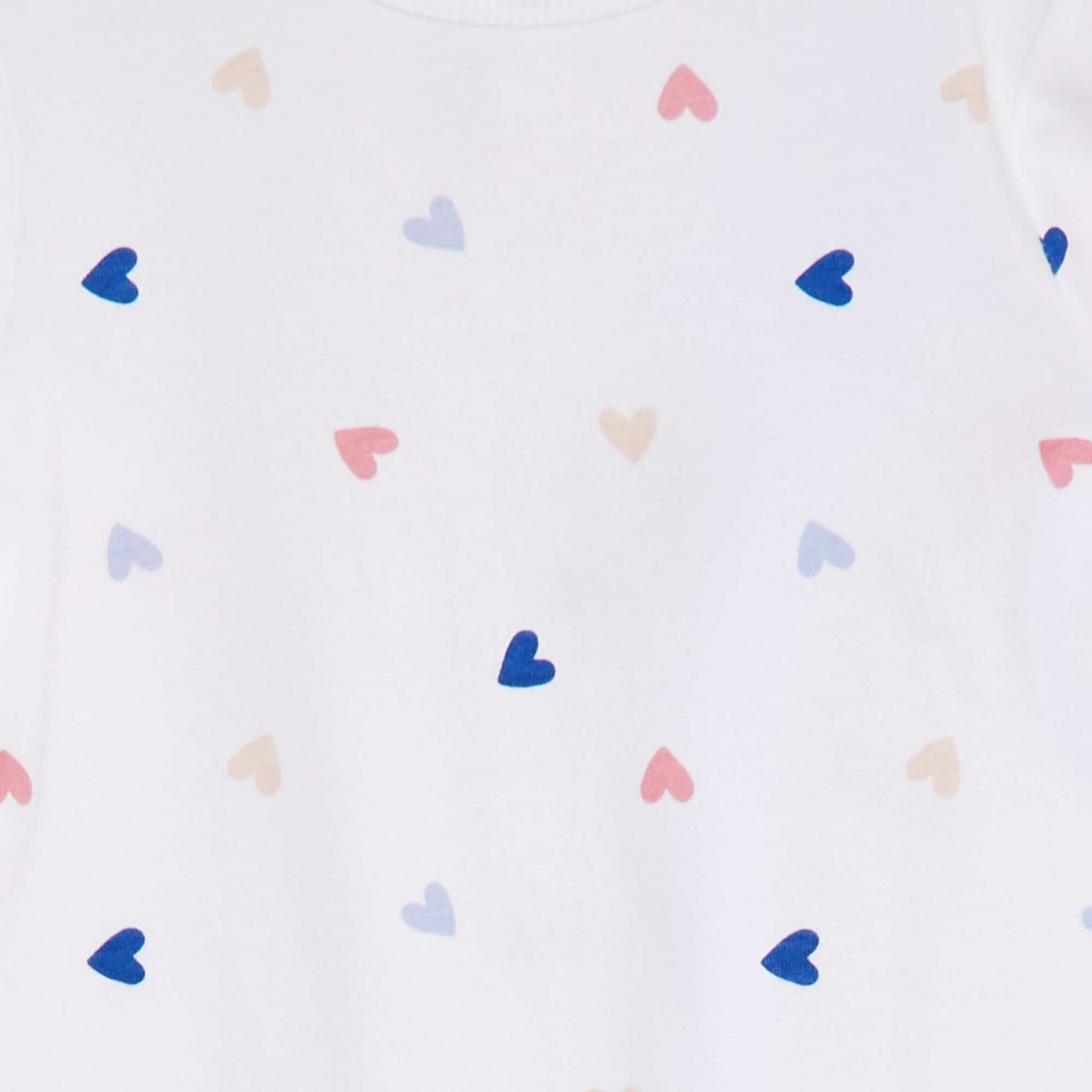 Pyjama dors bien avec pieds à motifs BLANC