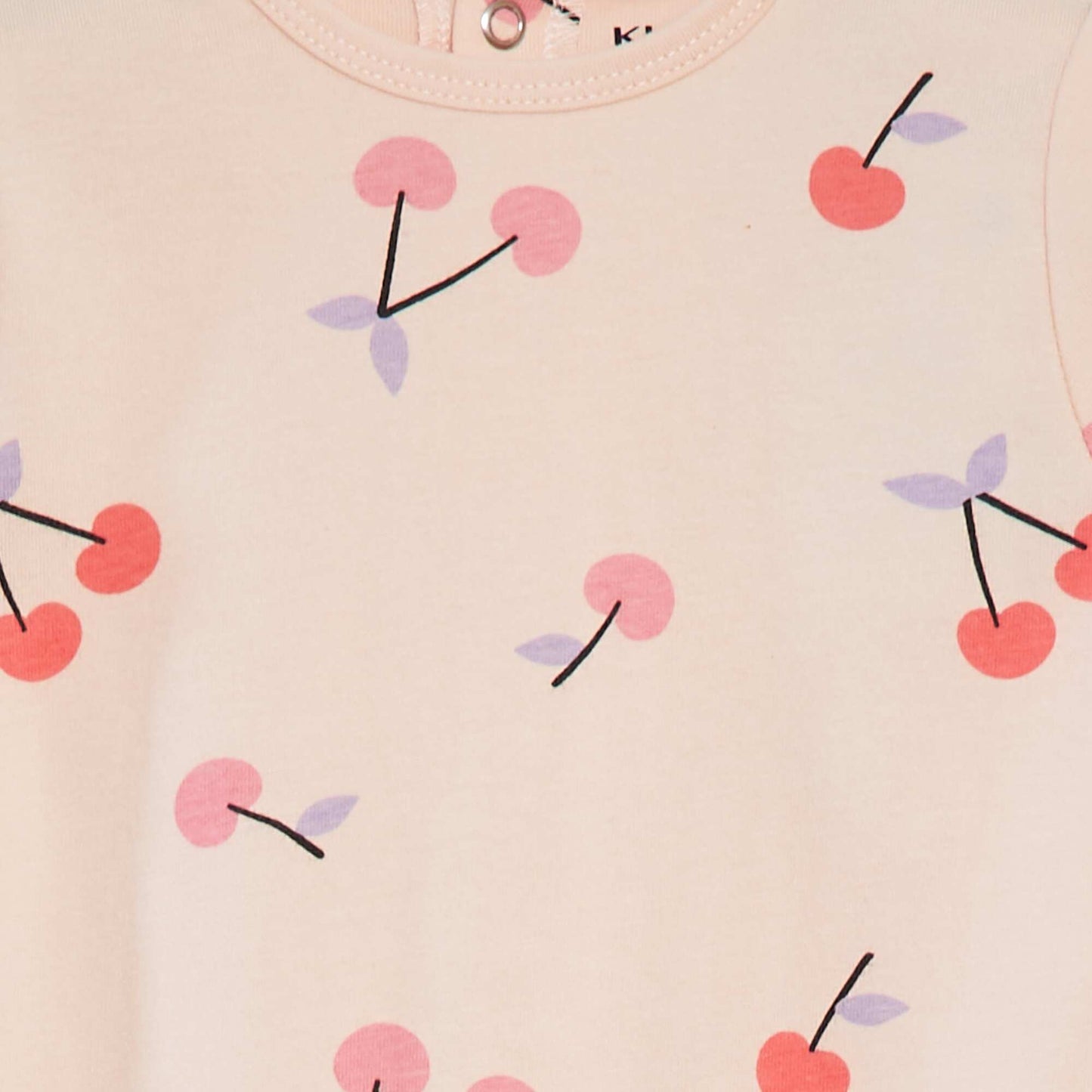 Pyjama dors bien avec pieds à motifs ROSE