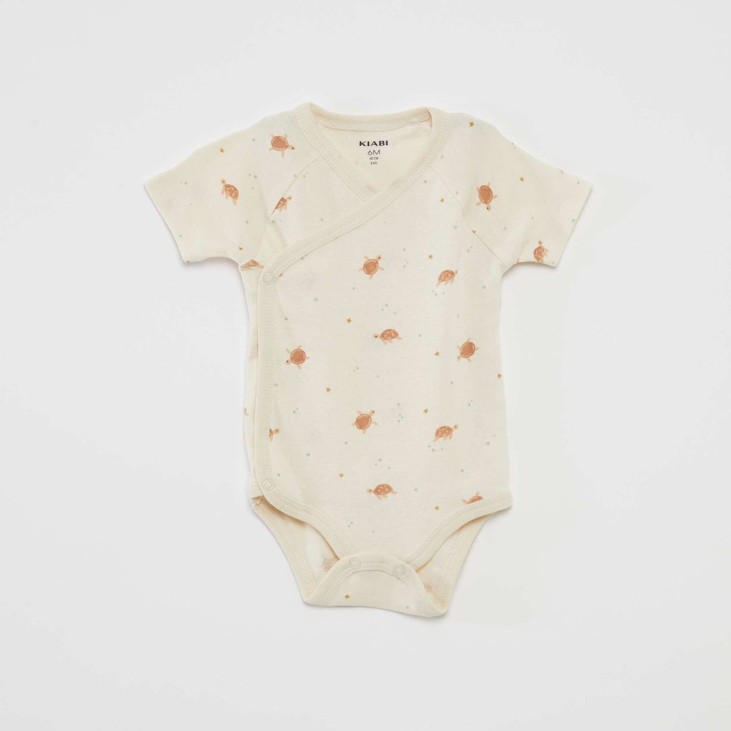 Lot de 3 bodies avec col croisé BLANC