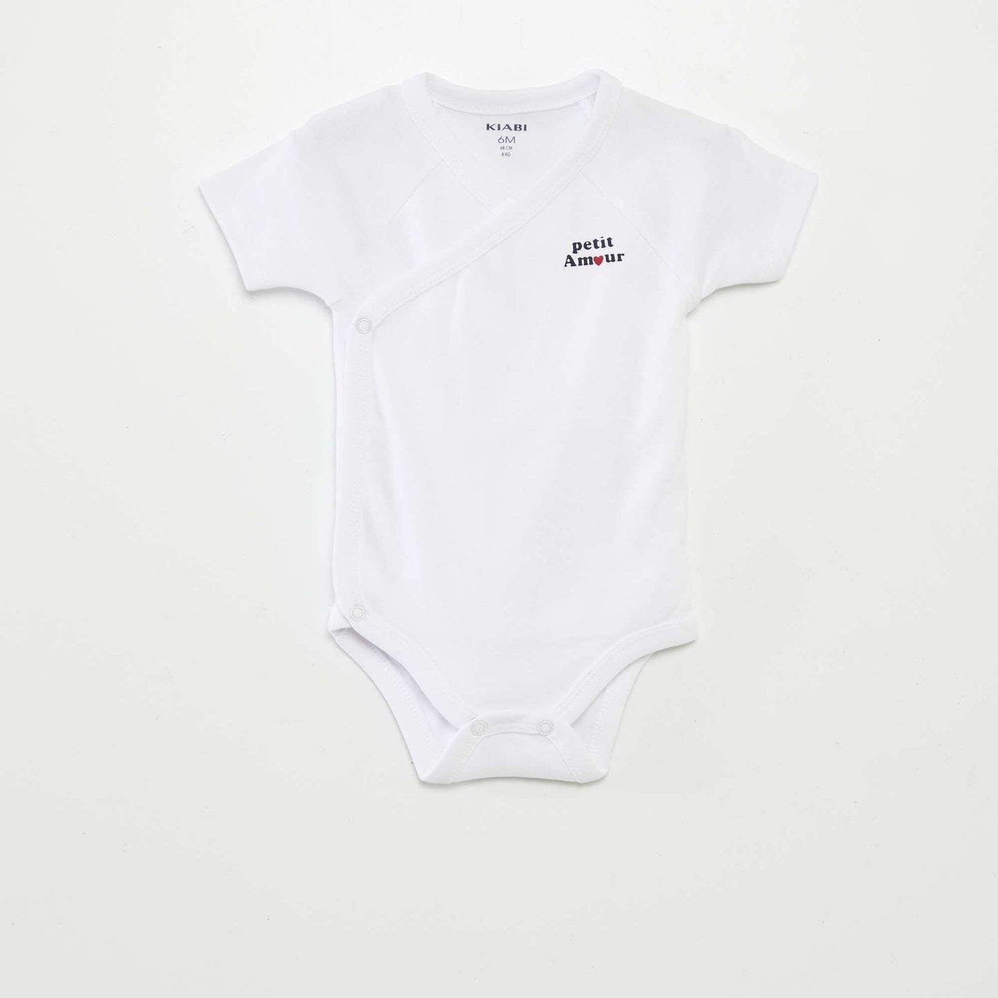 Lot de 3 bodies avec col croisé GRIS