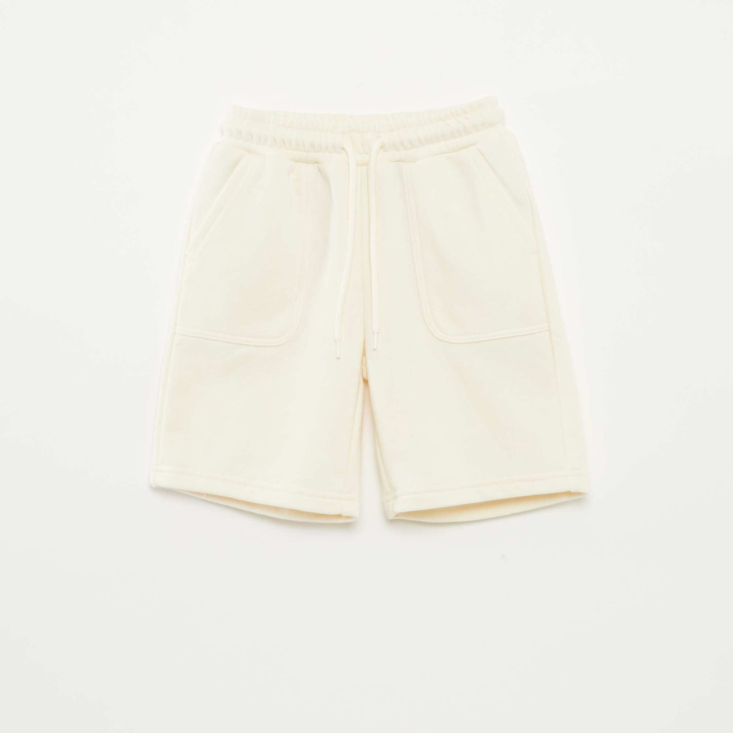 Short à grandes poches BLANC