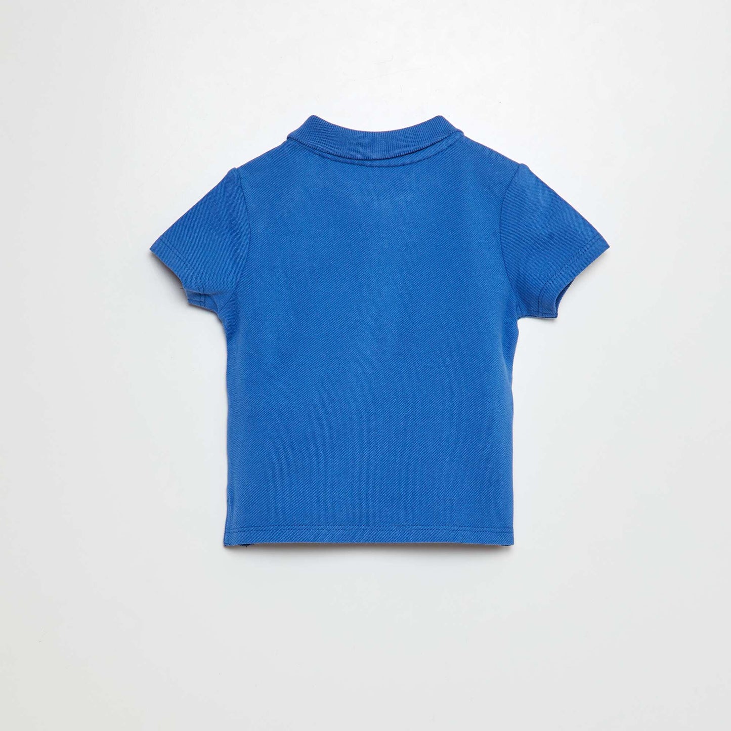 Polo en coton piqué BLEU