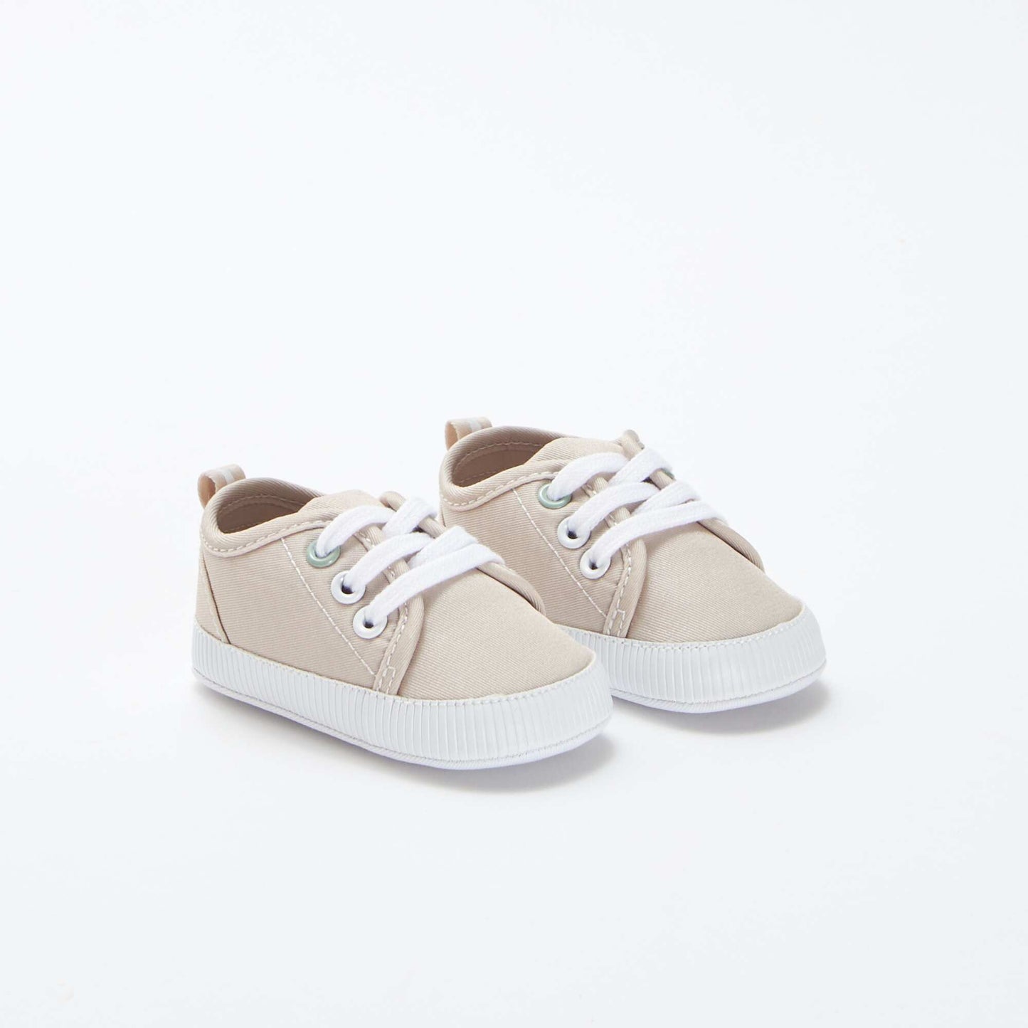 Baskets basses à lacets BEIGE