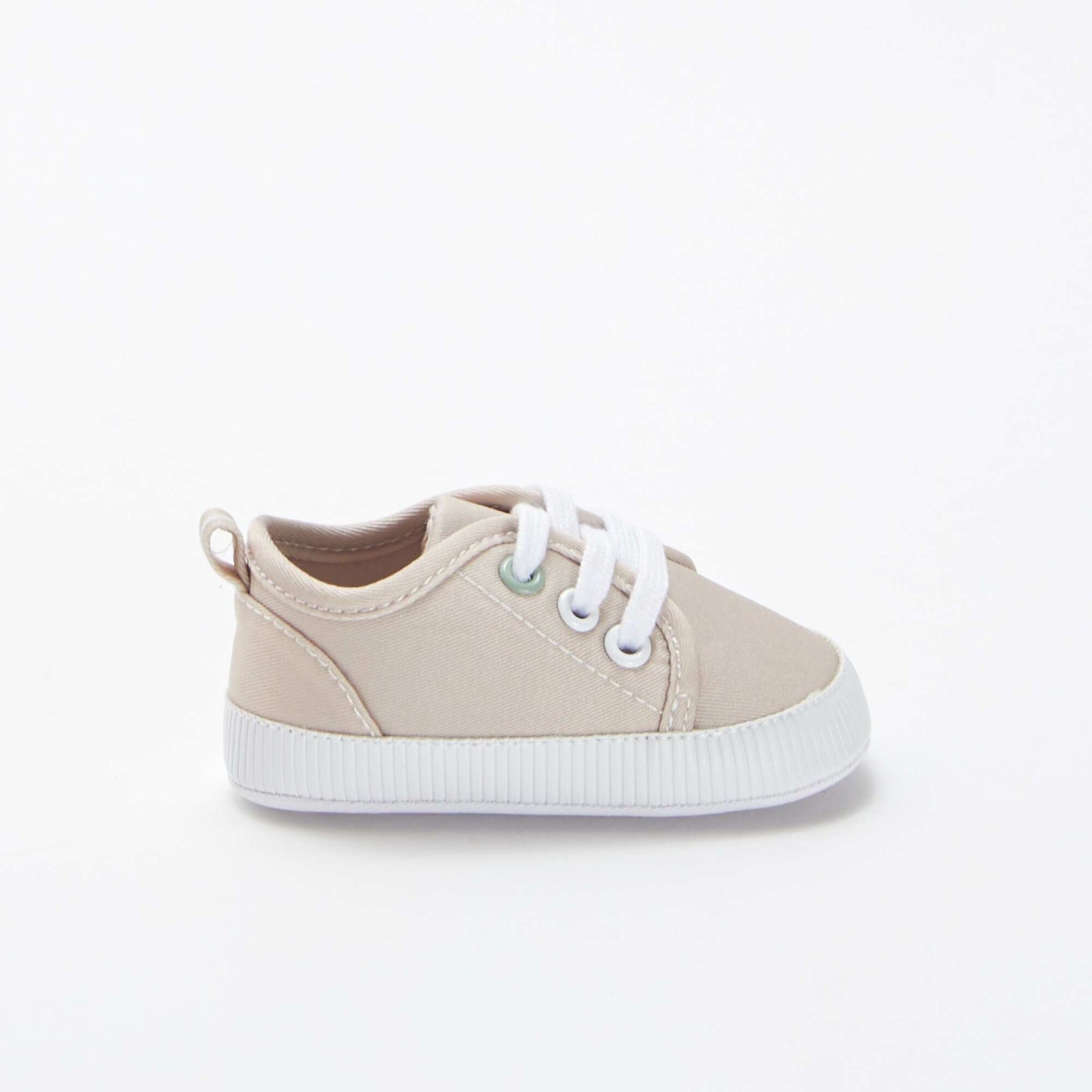 Baskets basses à lacets BEIGE