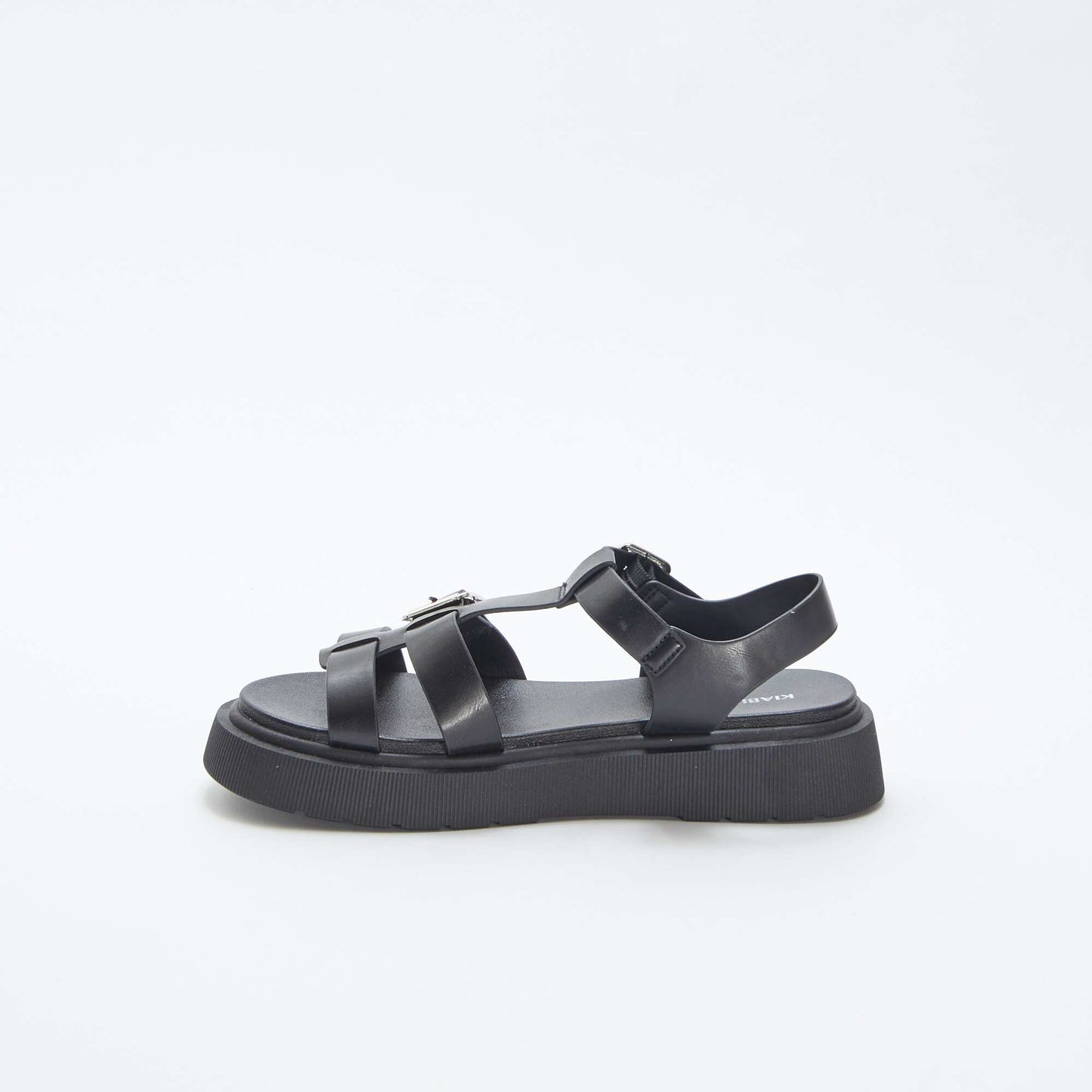 Sandales en simili NOIR