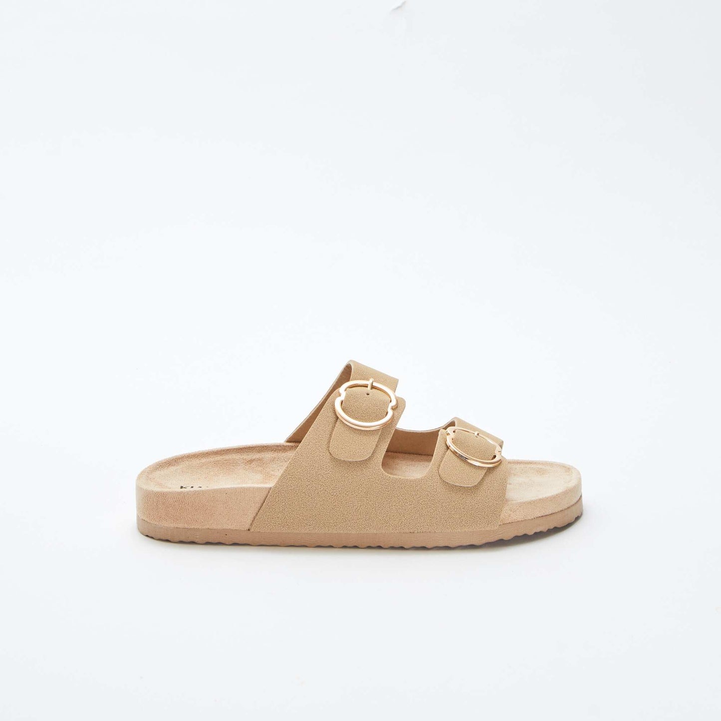 Mules épaisses double bride BEIGE