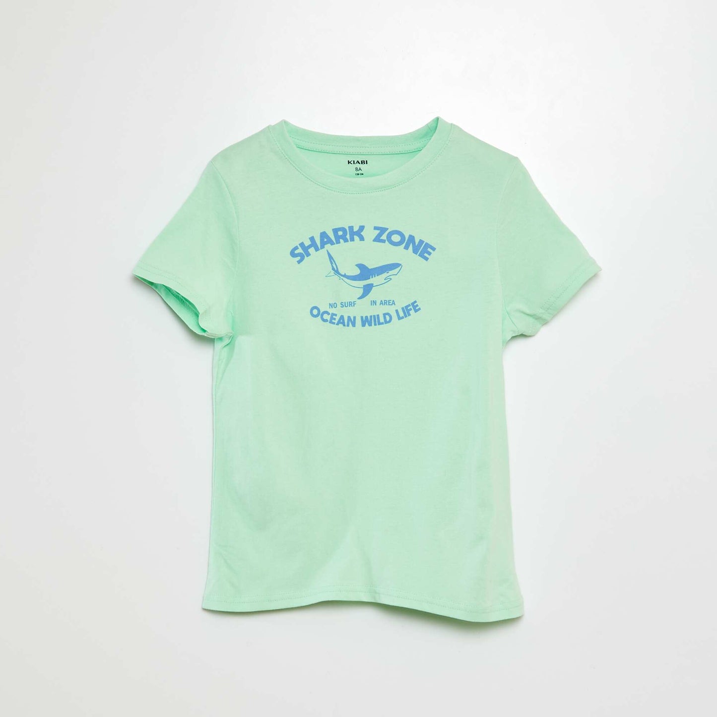 T-shirt manches courtes avec imprimé VERT