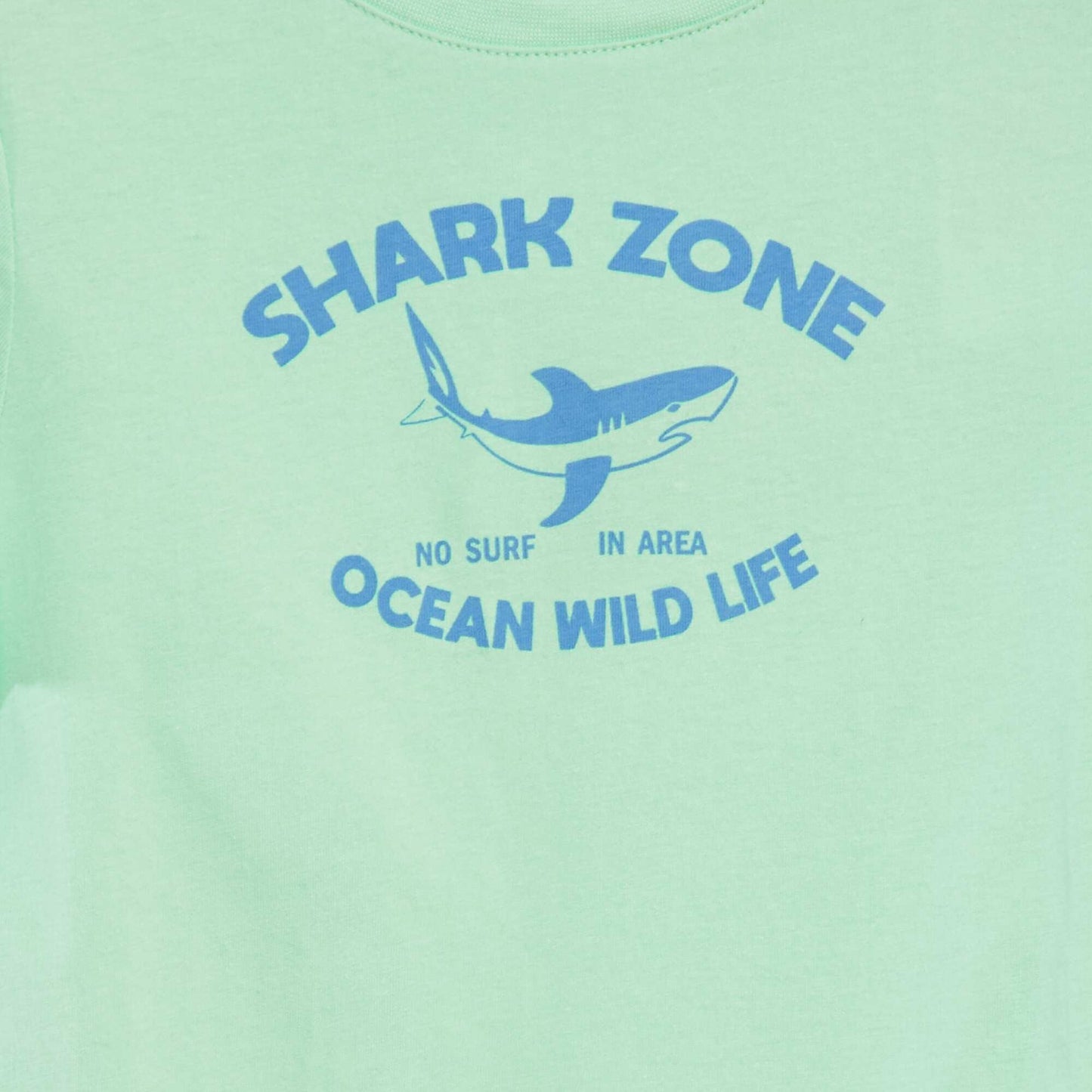 T-shirt manches courtes avec imprimé VERT