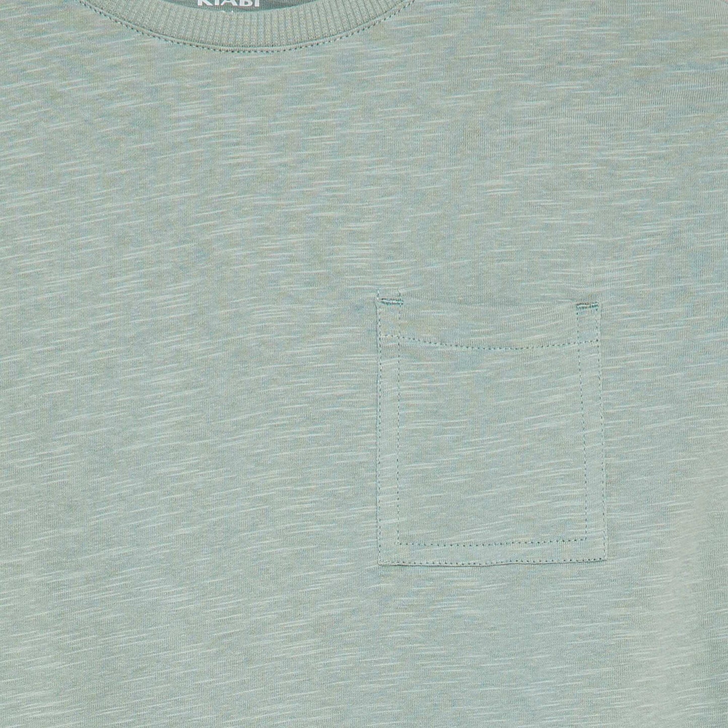 T-shirt uni avec poche VERT