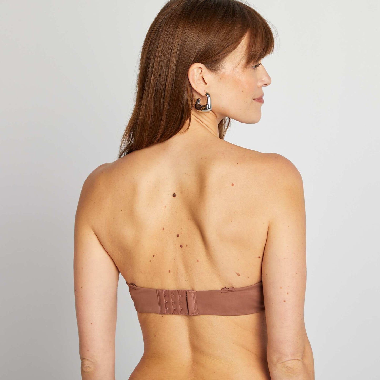Soutien-gorge bandeau invisible MARRON