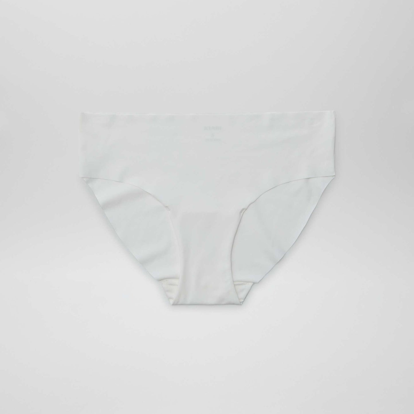 Lot de 2 culottes invisibles en microfibre BLANC