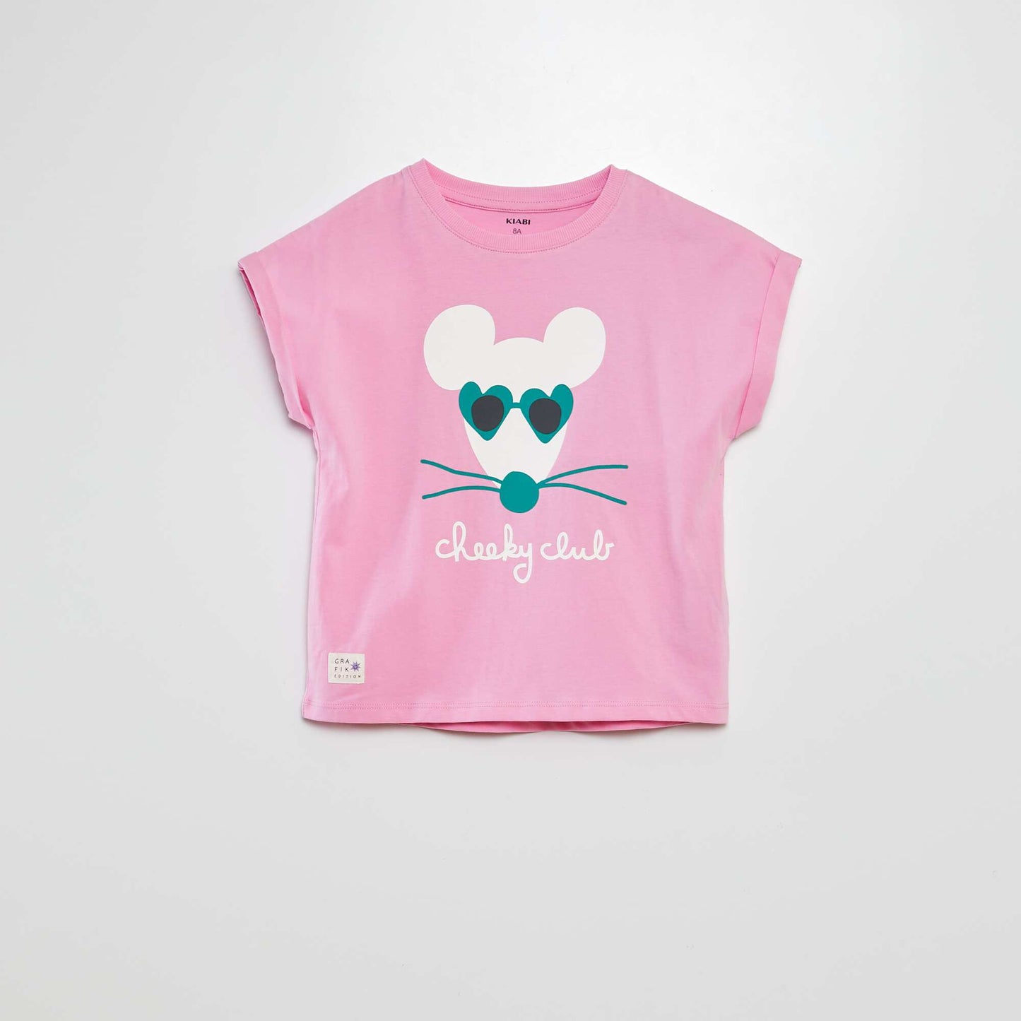 T-shirt imprimé manches courtes - Grafik Edition ROSE
