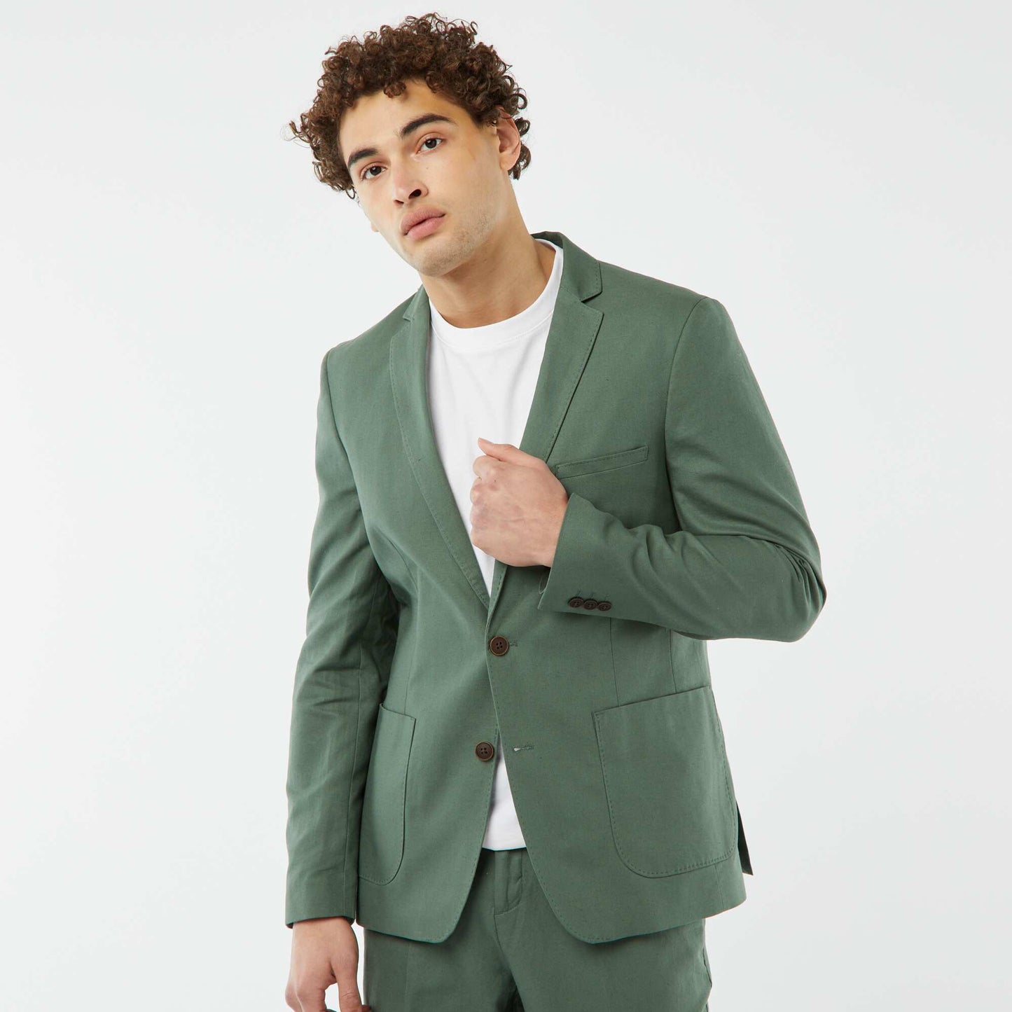 Veste de costume coupe ajustée / Slim fit VERT