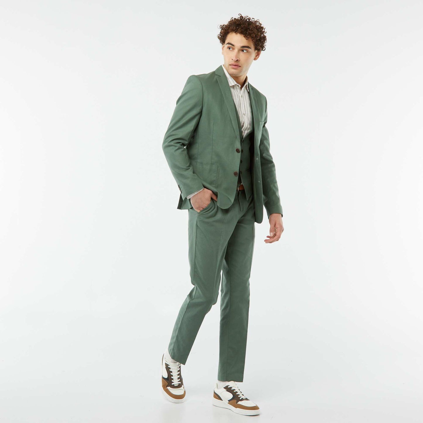 Veste de costume coupe ajustée / Slim fit VERT