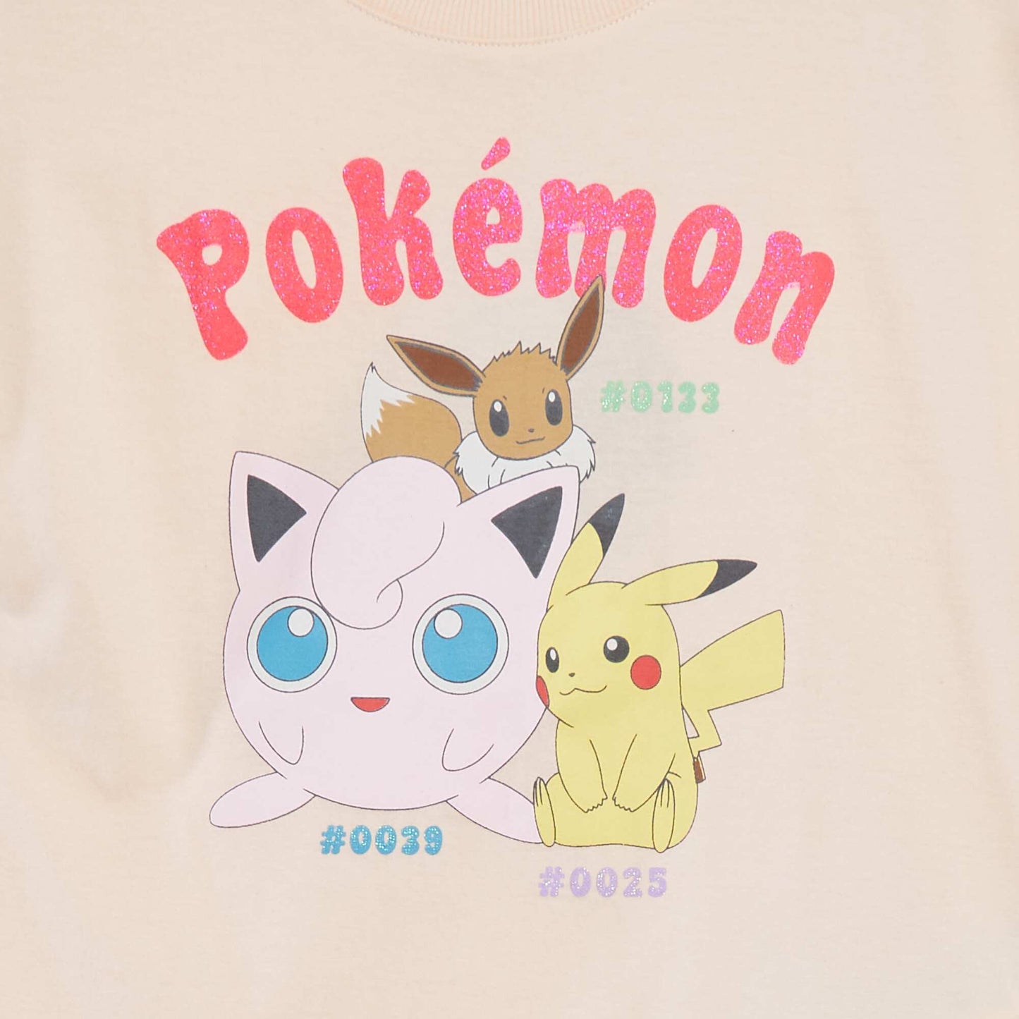 T-shirt à manches courtes 'Pokémon' ORANGE