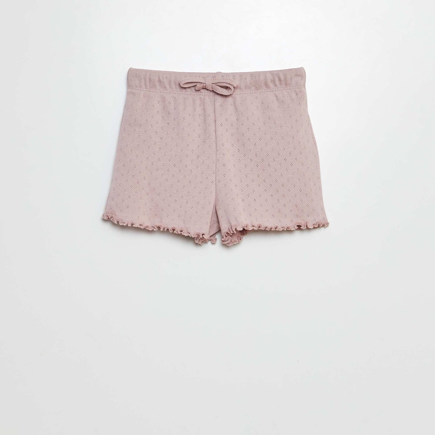 Pyjama en pointelle t-shirt + short - 2 pièces VIOLET