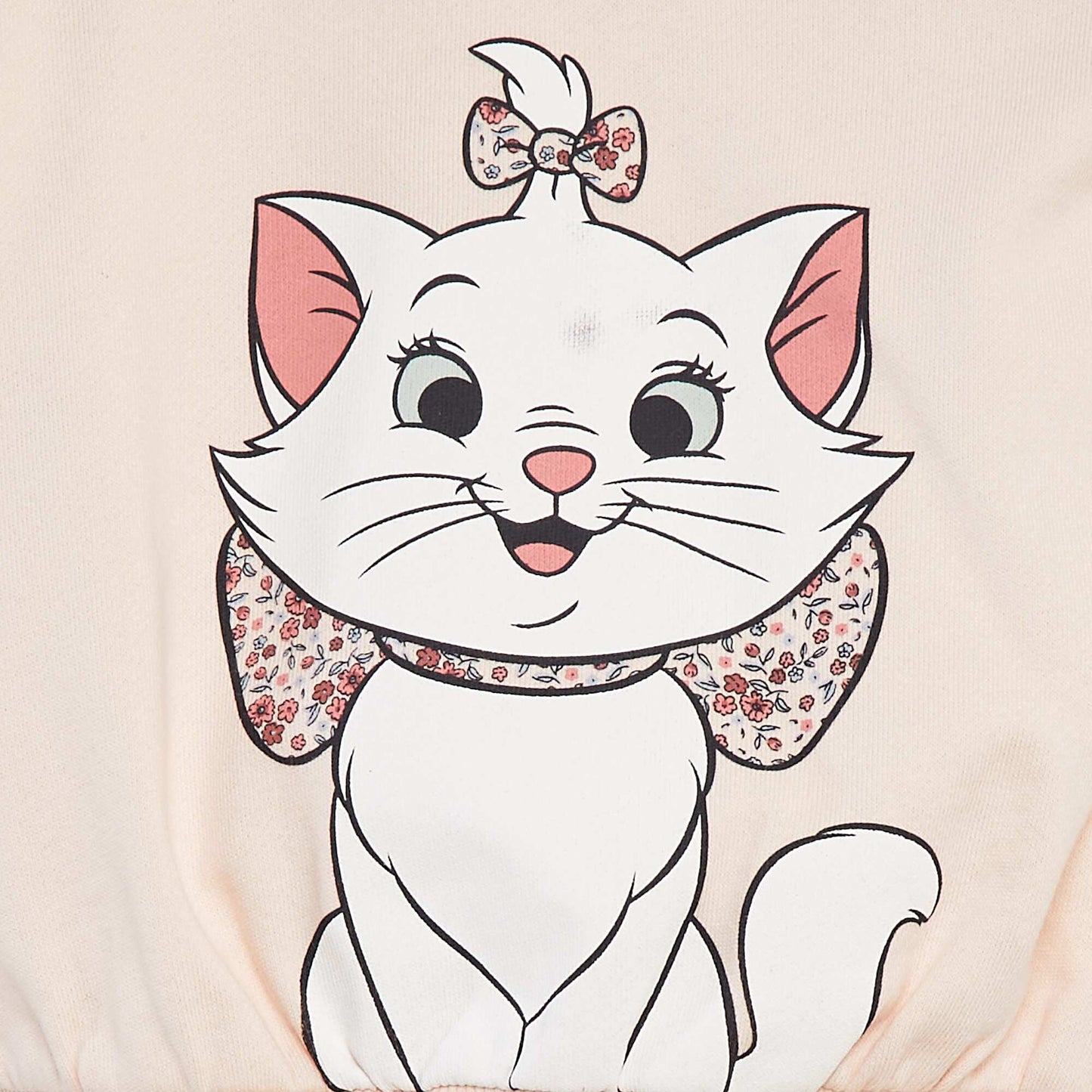 Sweat 'Marie' 'Disney' avec volants sur les manches ROSE