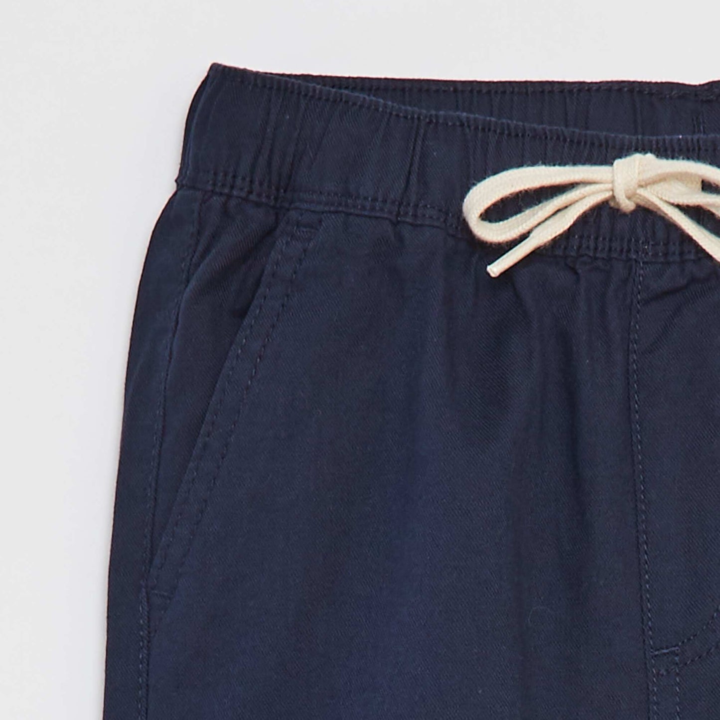 Pantalon multipoche uni BLEU