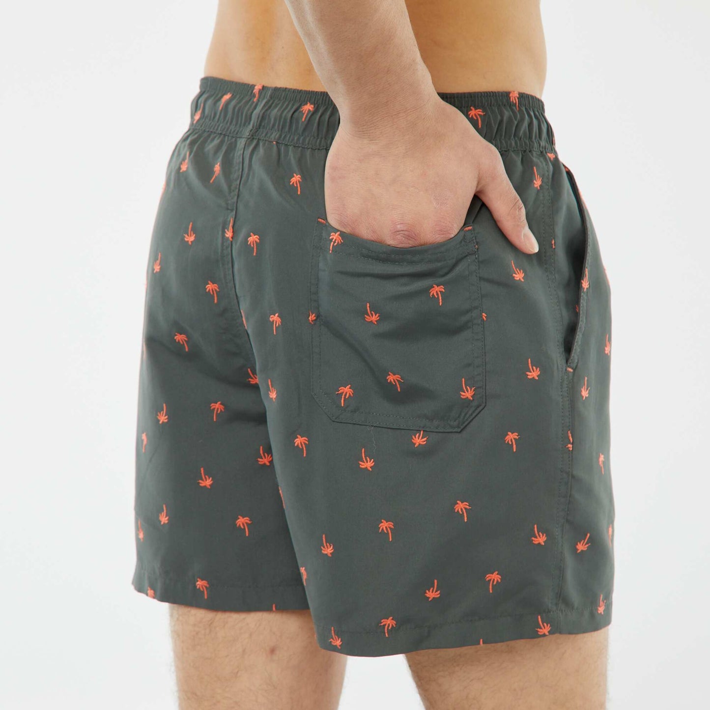 Short de bain KAKI
