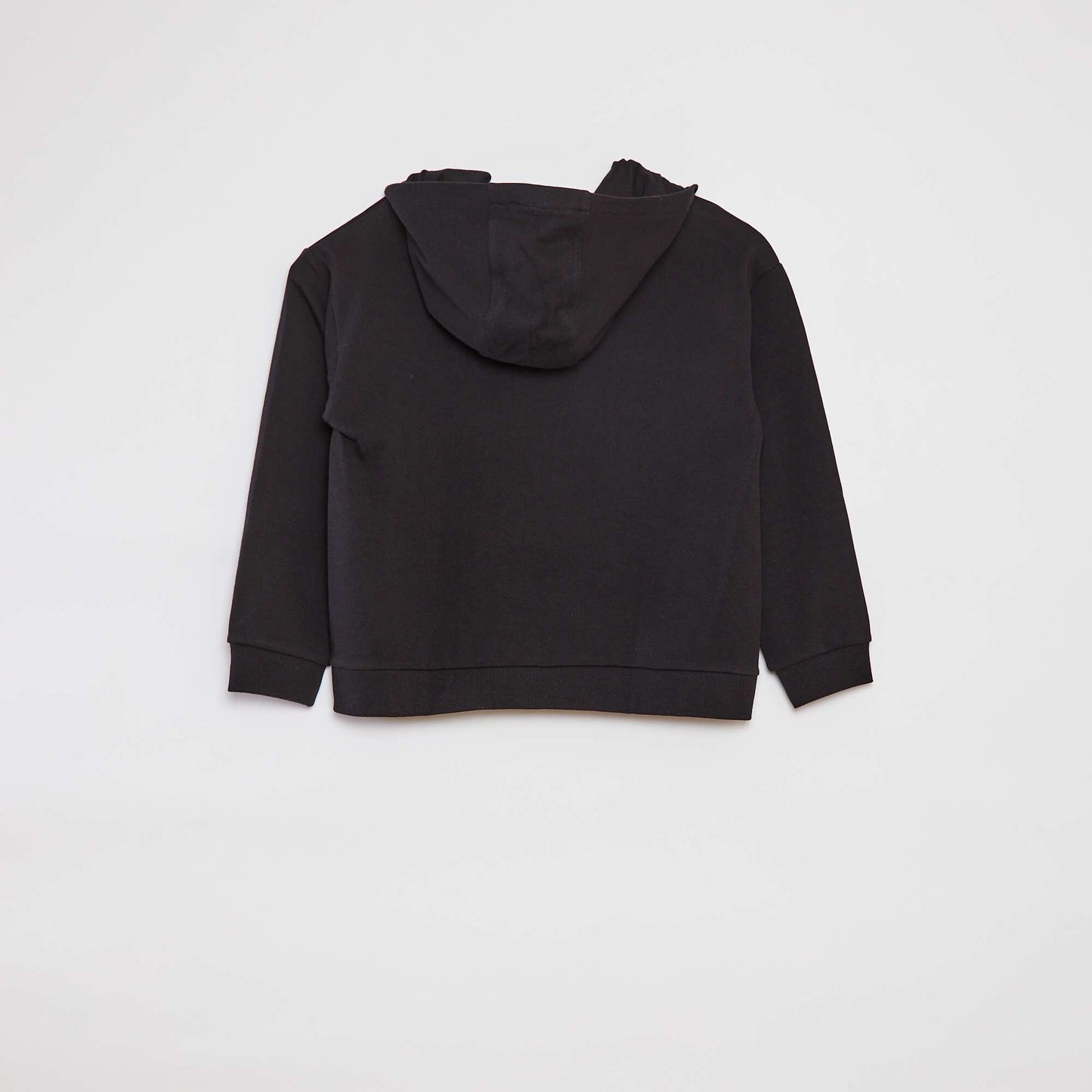 Sweat à capuche loose en french terry NOIR