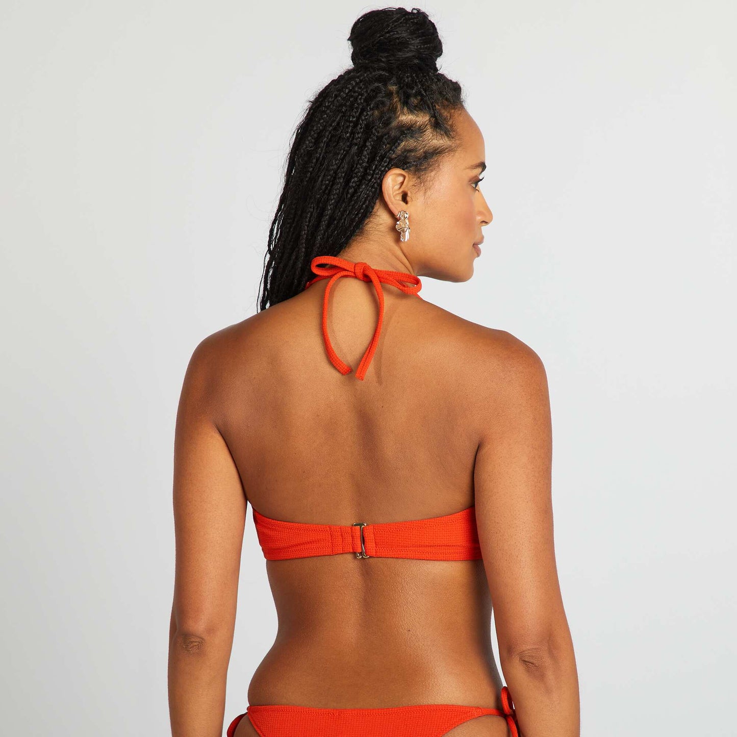 Soutien-gorge de bain avec détail étoile ORANGE