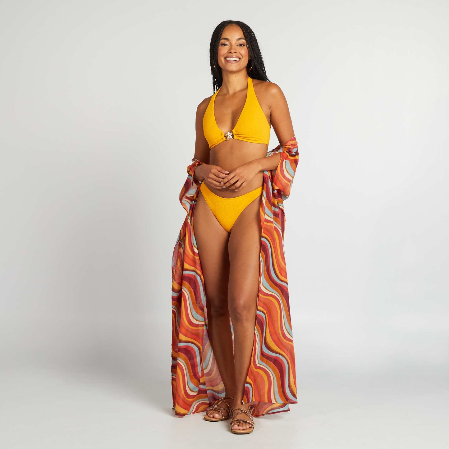 Soutien-gorge de bain avec détail étoile JAUNE