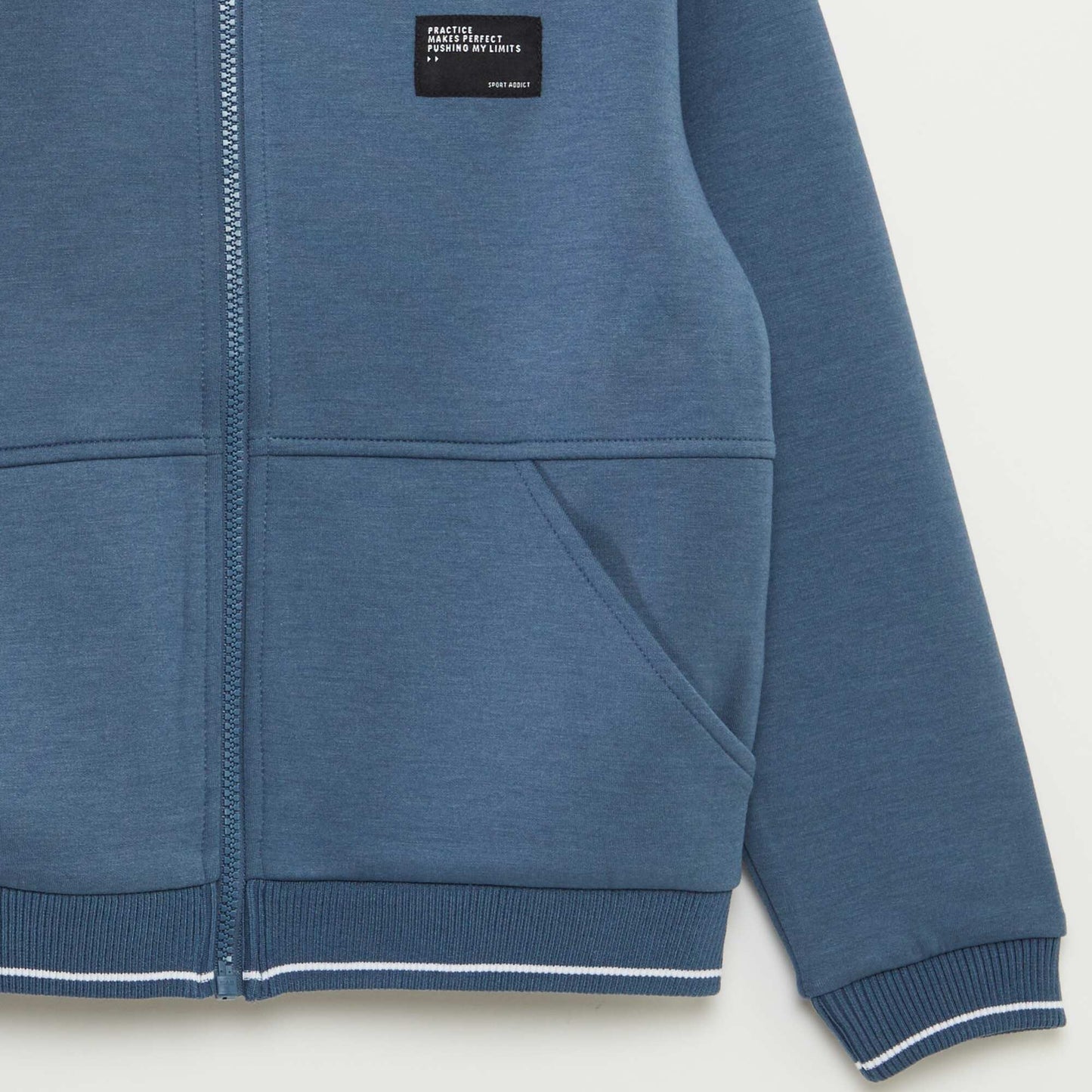 Sweat à capuche en matière douce NOIR