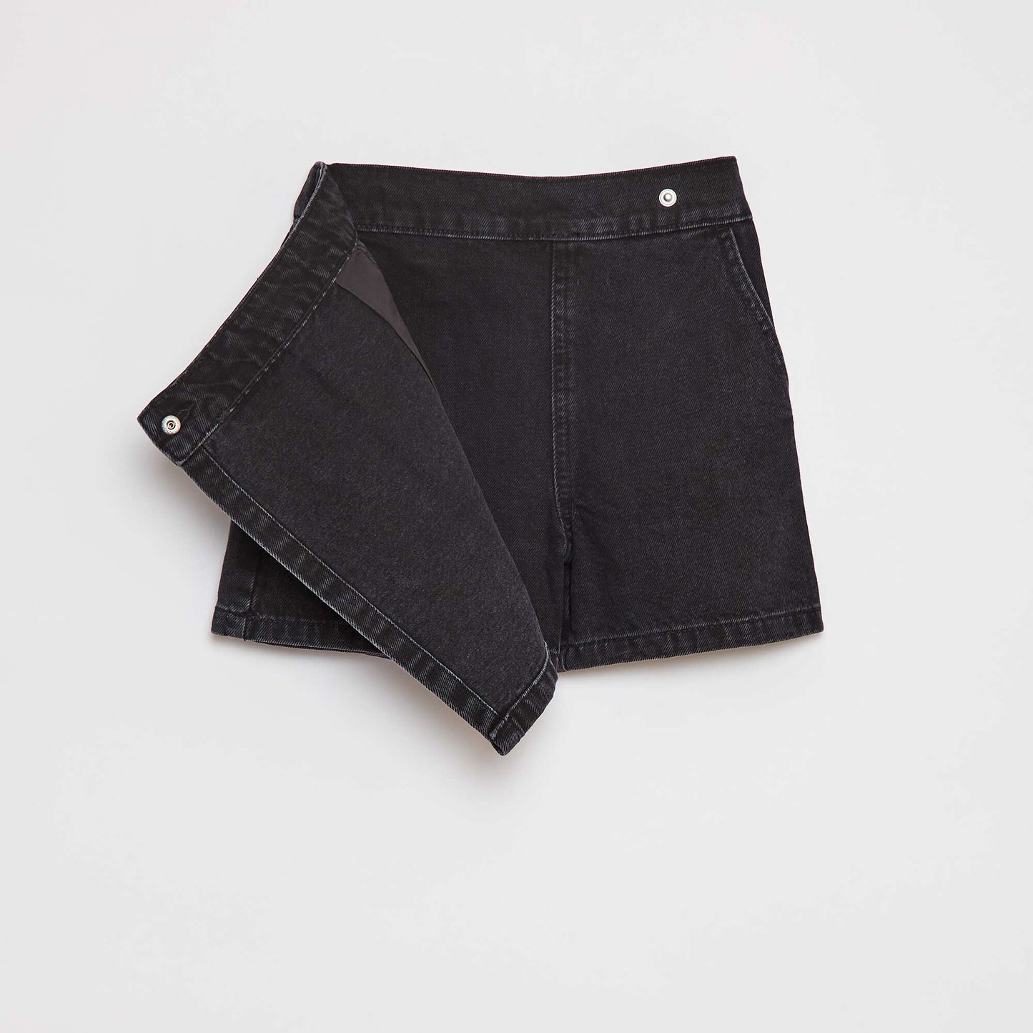 Jupe short en denim GRIS