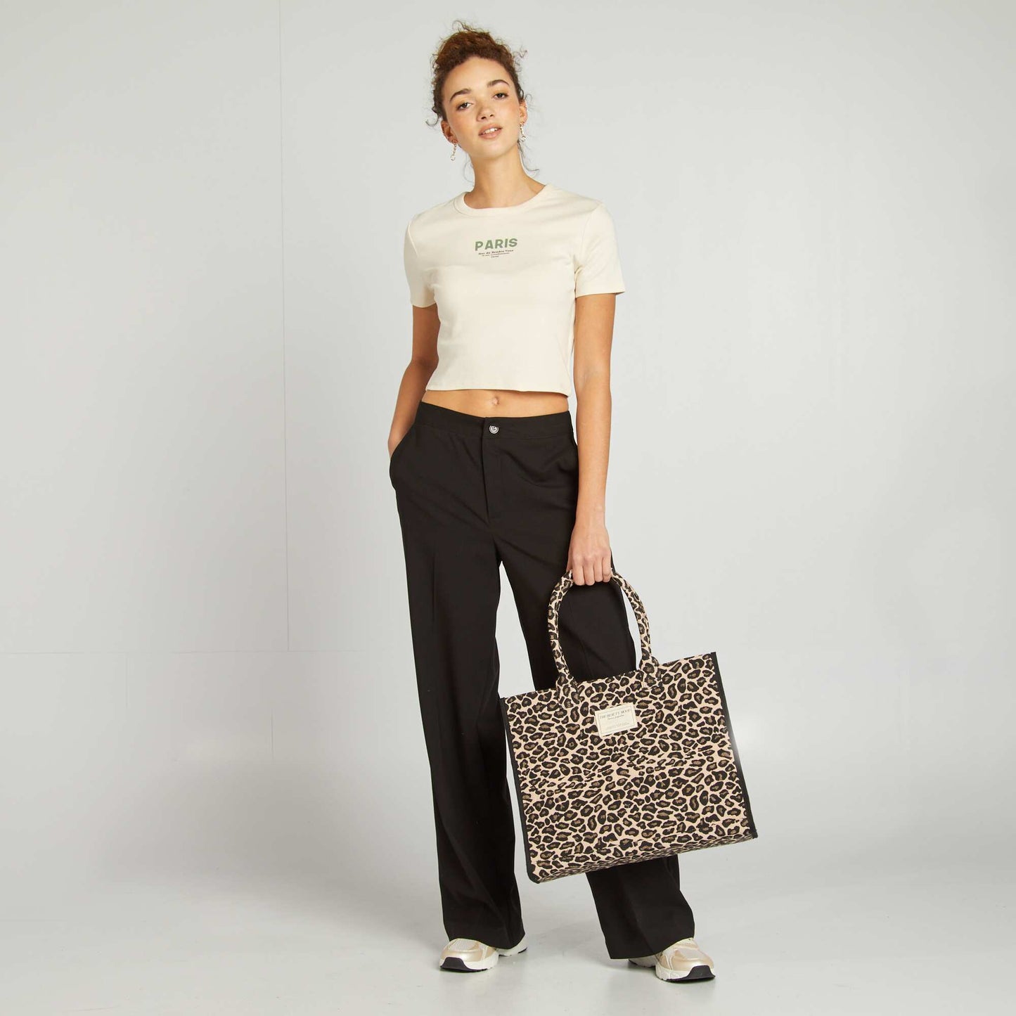 T-shirt esprit campus BEIGE