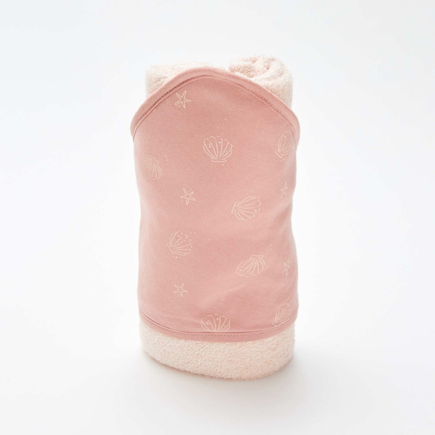 Cape de bain en éponge à motif ROSE