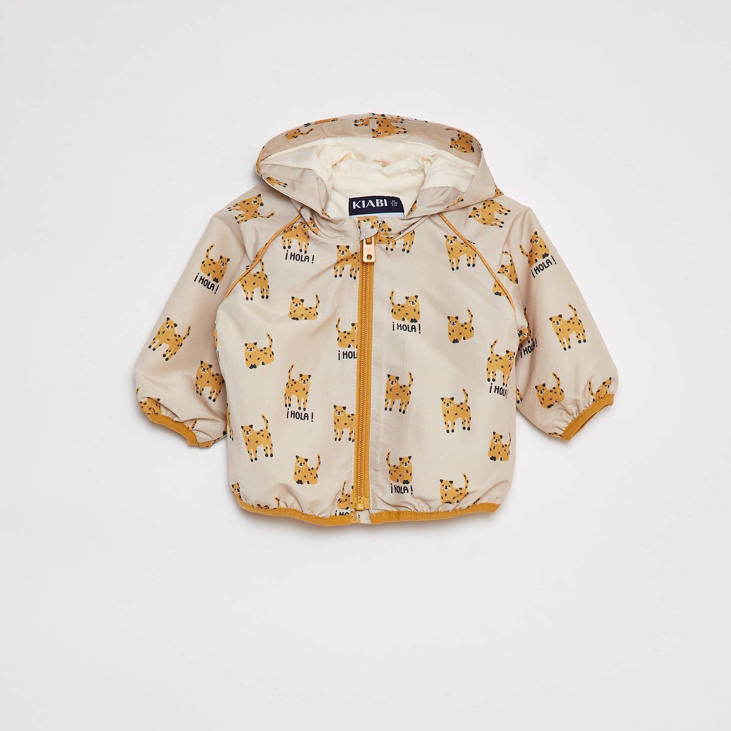 Coupe vent avec capuche BEIGE