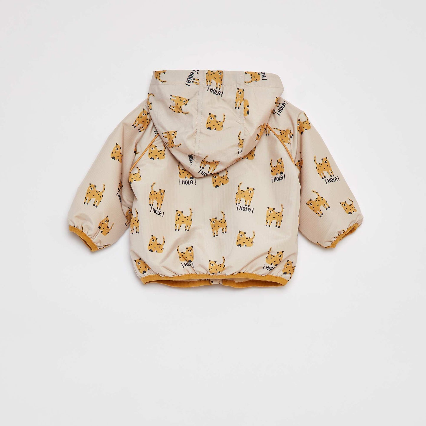 Coupe vent avec capuche BEIGE