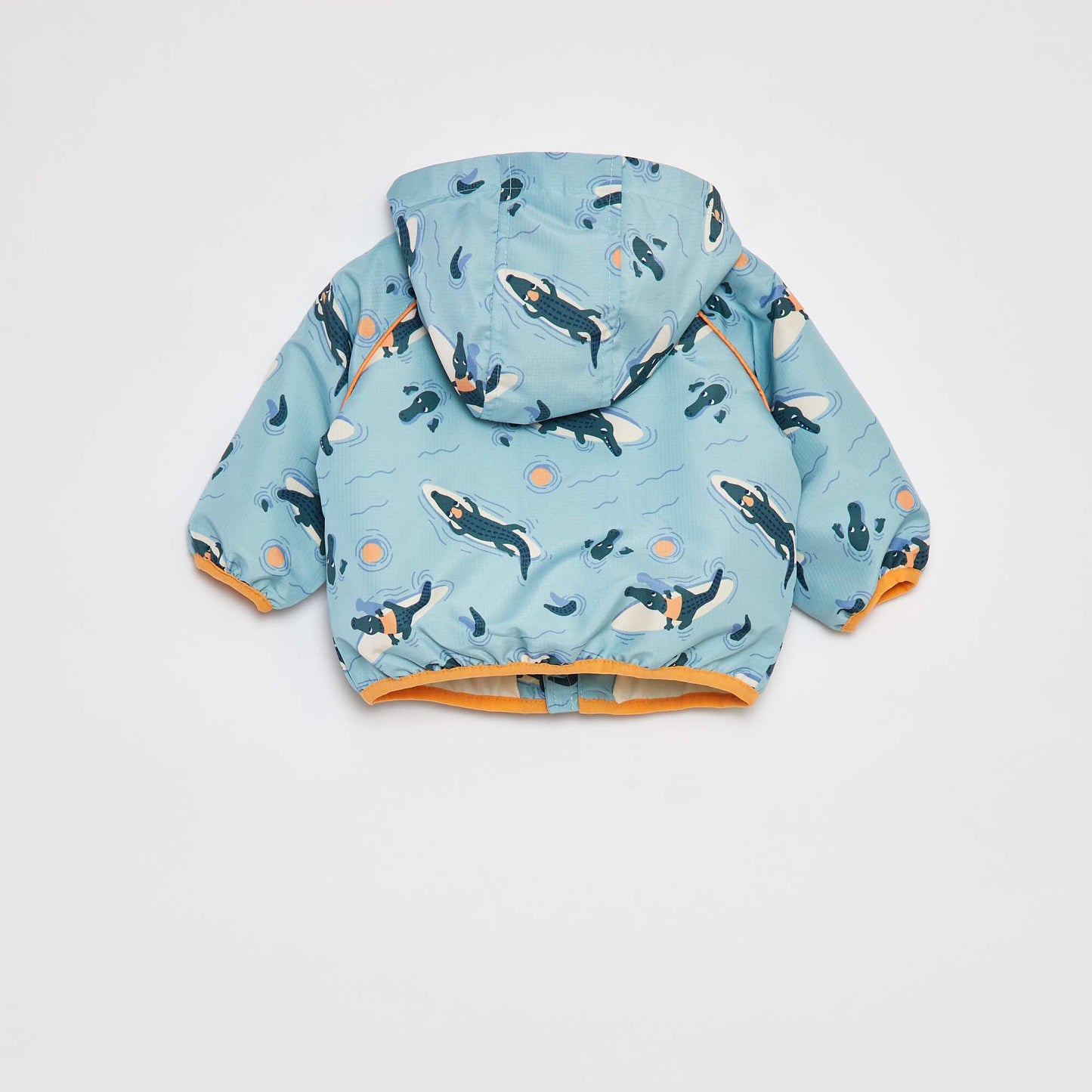 Coupe vent avec capuche BLEU