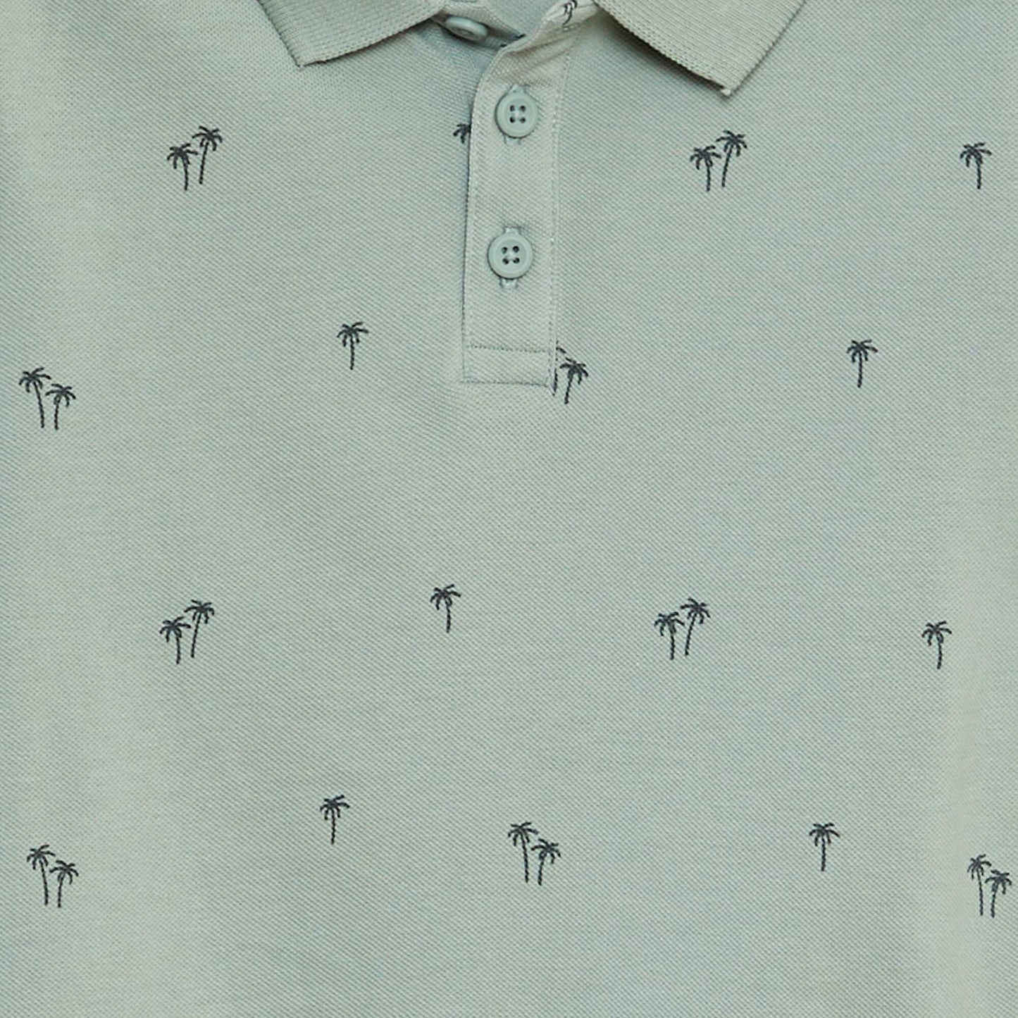 Polo en maille piquée KAKI