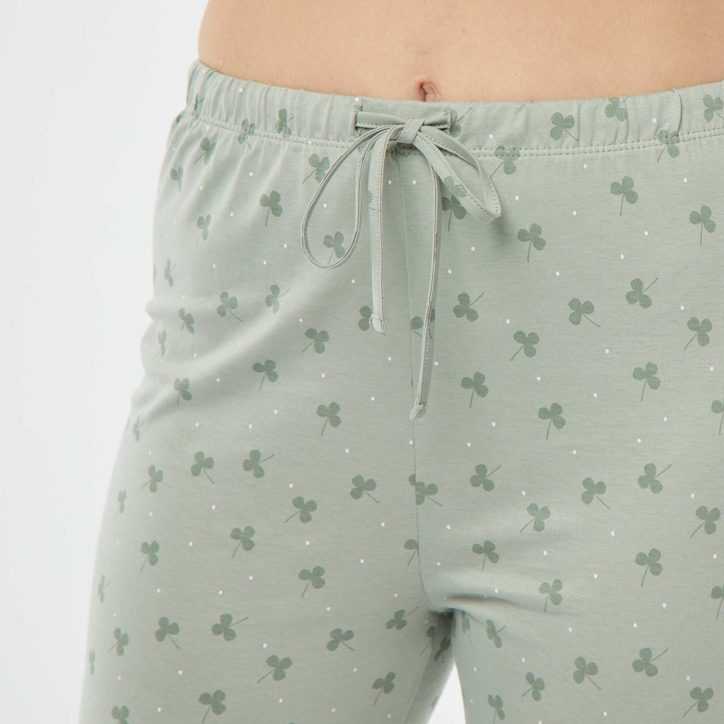 Pyjama 2 pièces - tee-shirt + pantalon imprimé VERT