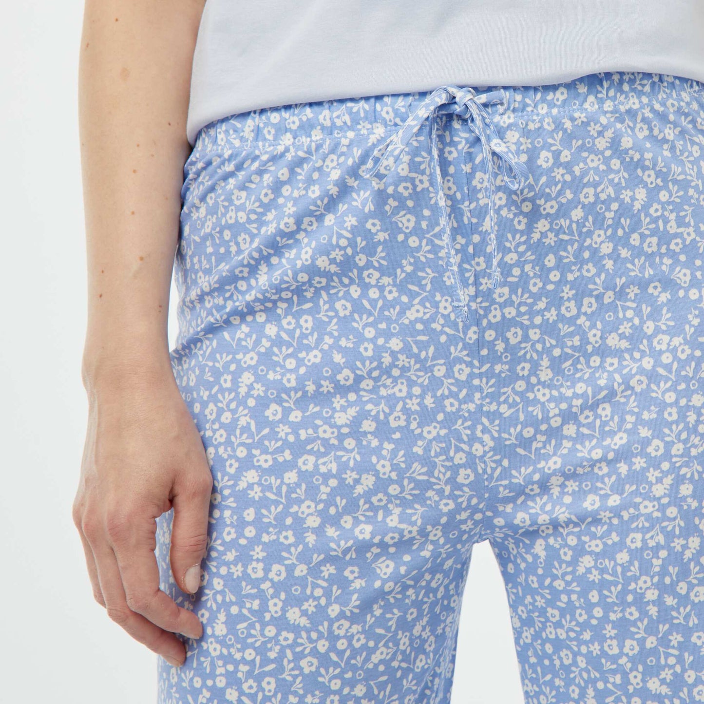 Pyjama 2 pièces - tee-shirt + pantalon imprimé BLEU