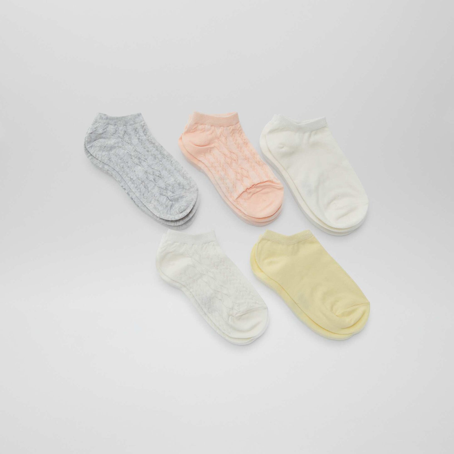 Chaussettes invisibles fantaisies ROSE